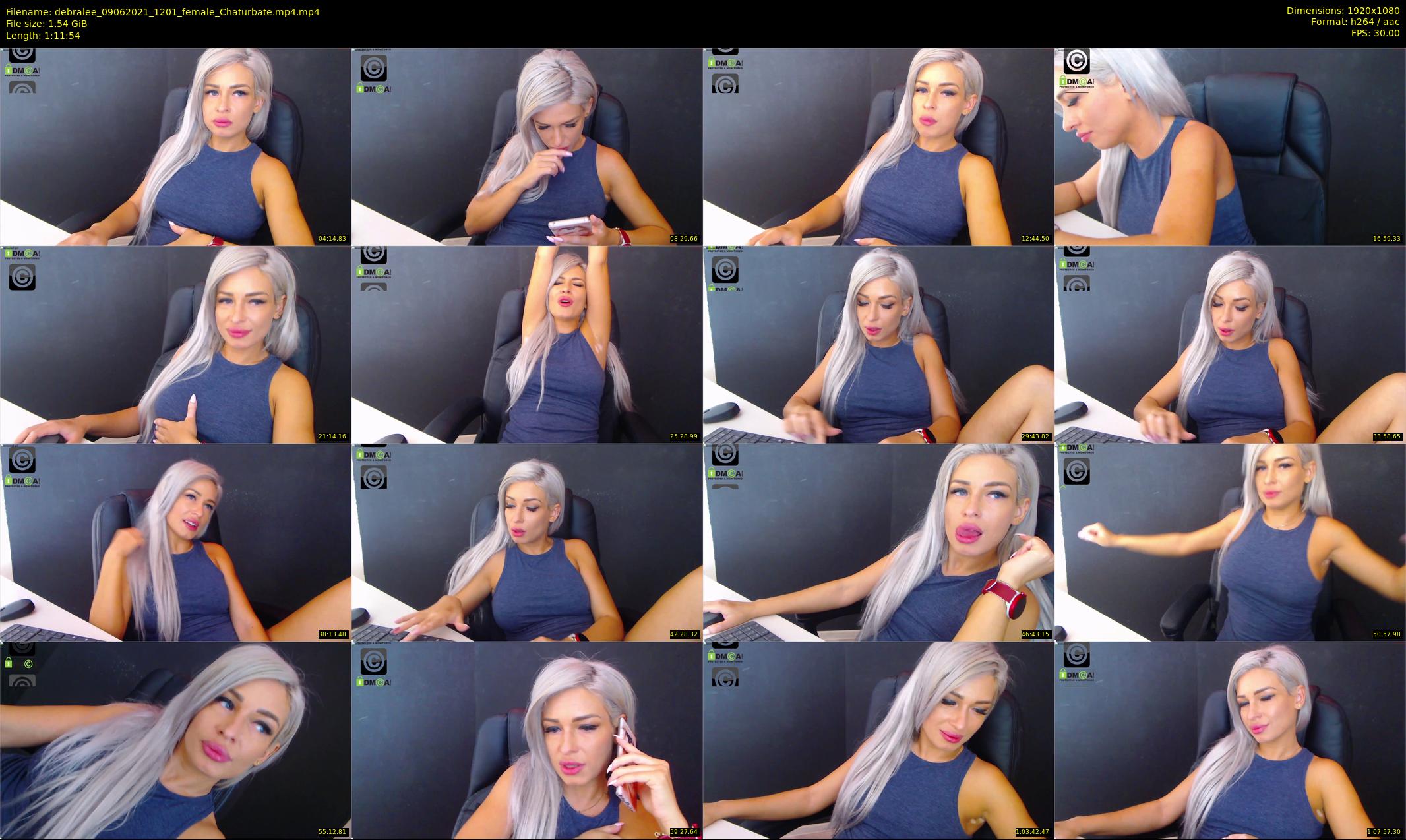 debralee — 72 minute Chaturbate female cam show recording, 1080p, Jun 9, 2021