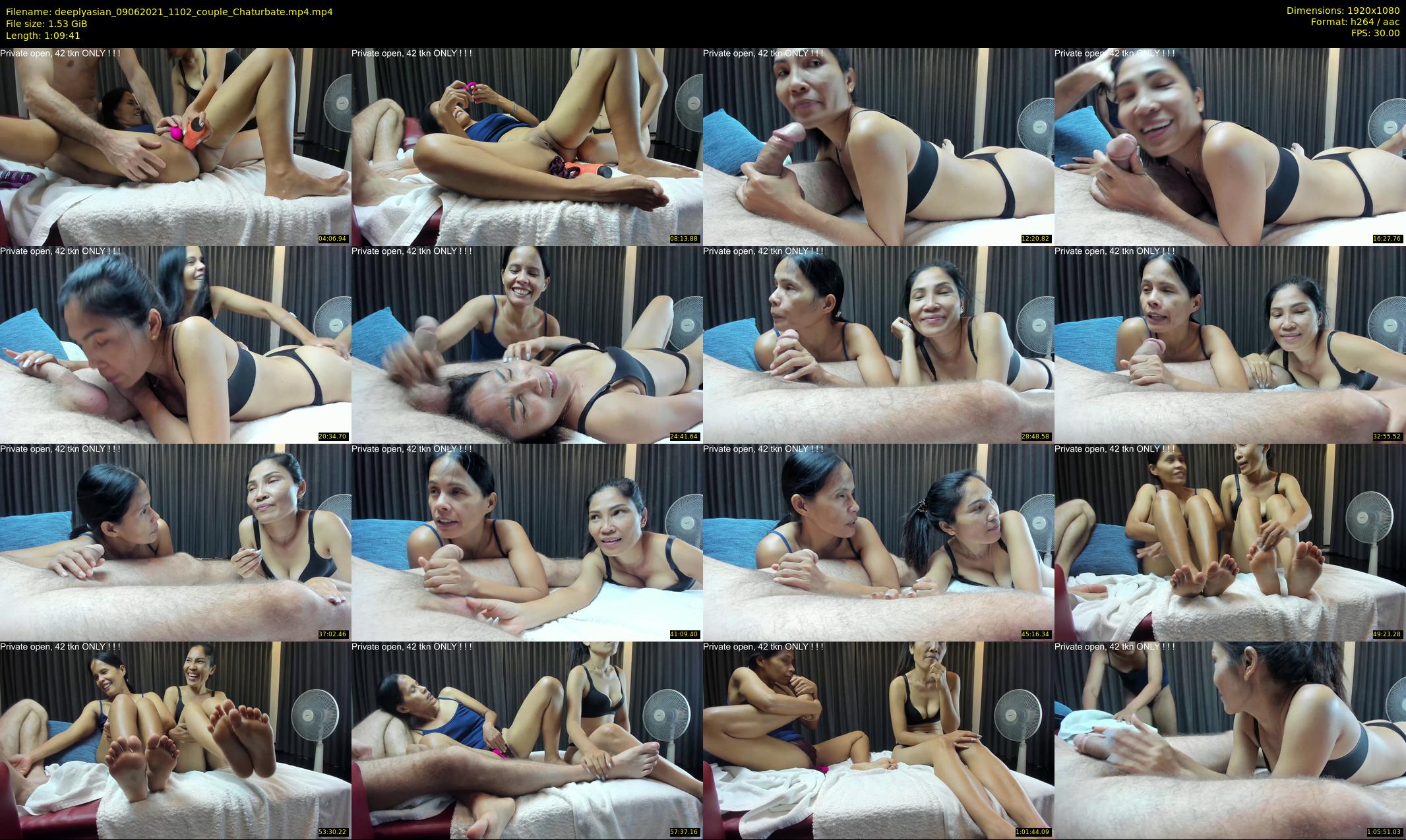 deeplyasian — 70 minute Chaturbate couple cam show recording, 1080p, Jun 9, 2021