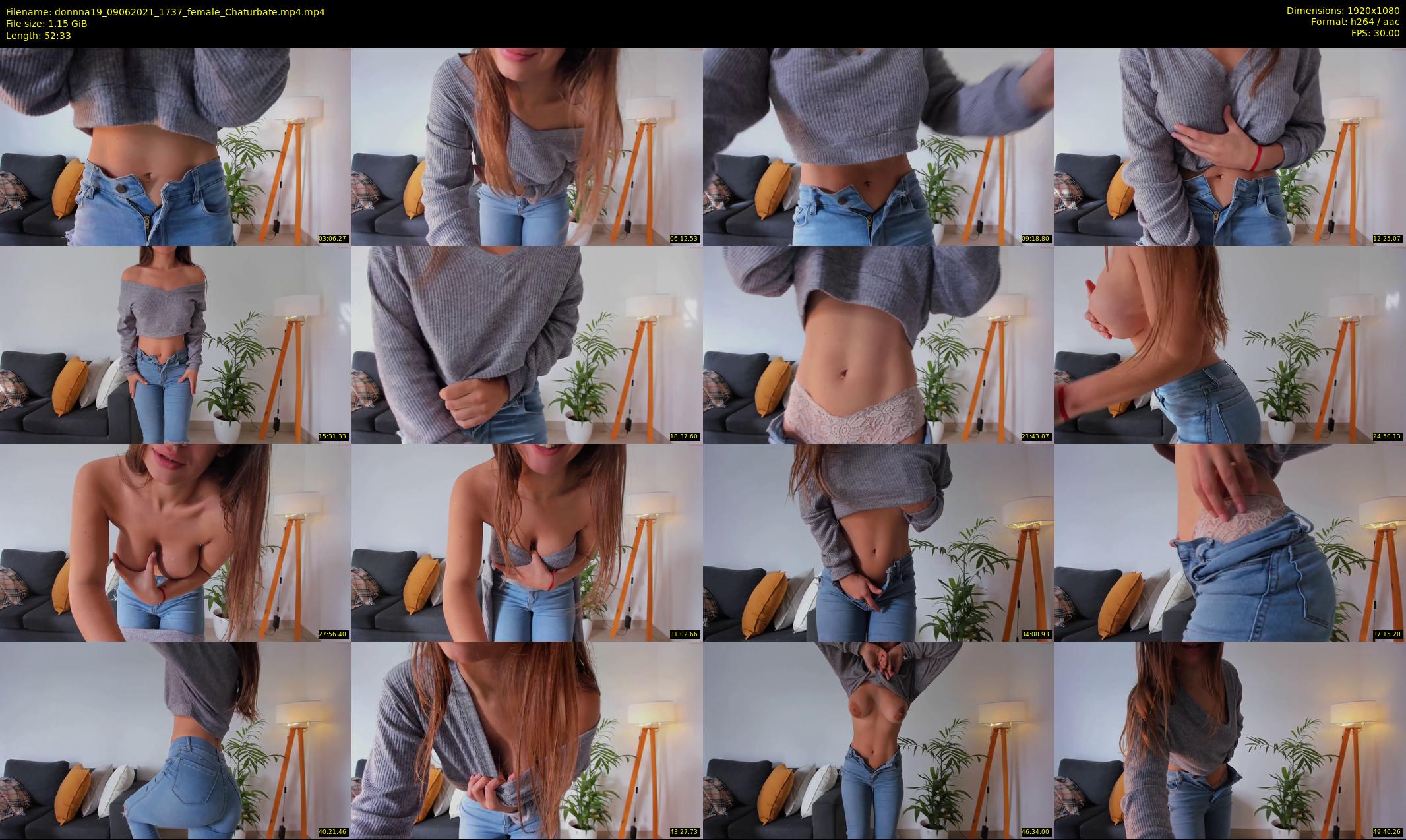 donnna19 — 53 minute Chaturbate female cam show recording, 1080p, Jun 9, 2021