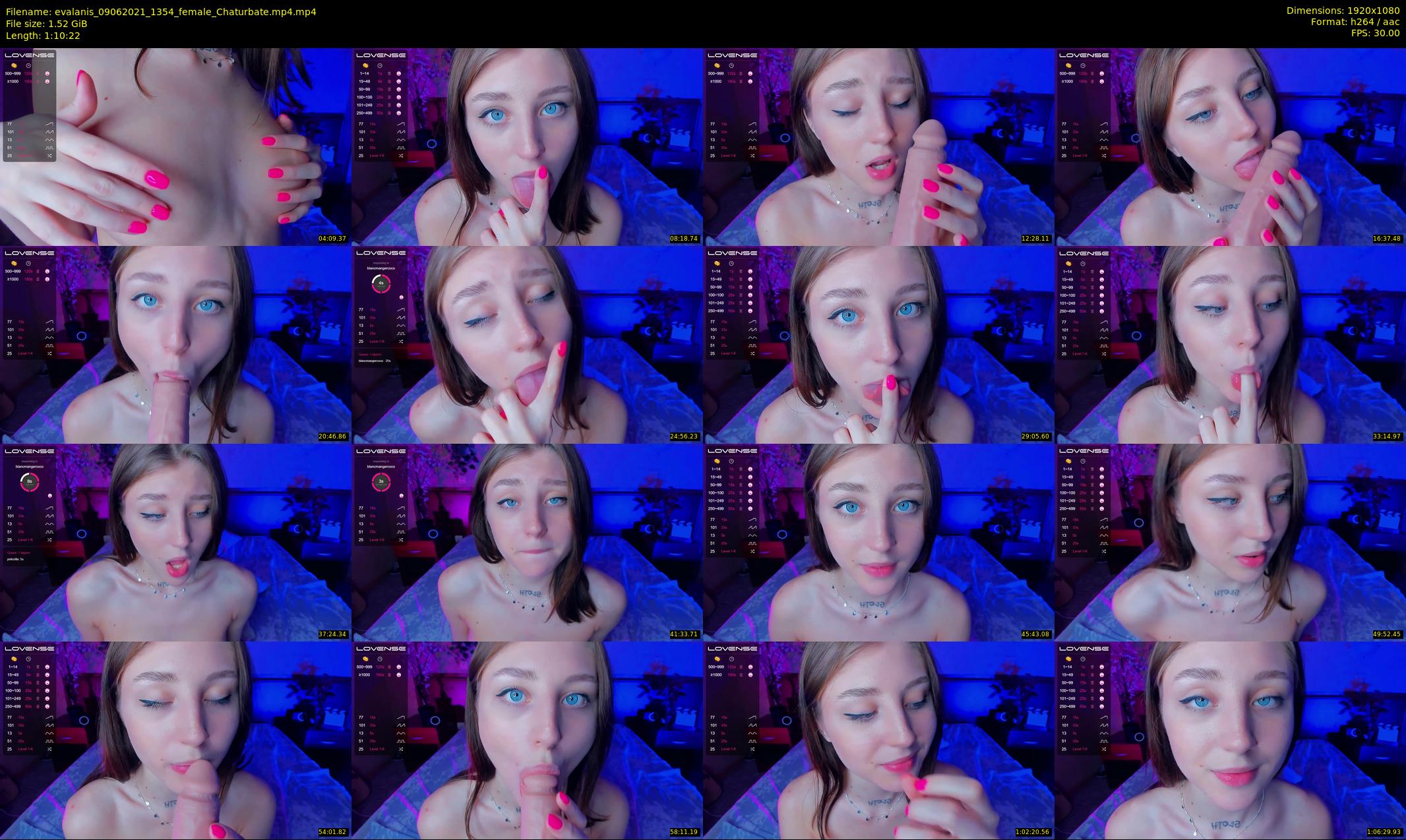 evalanis — 71 minute Chaturbate couple cam show recording, 1080p, Jun 9, 2021