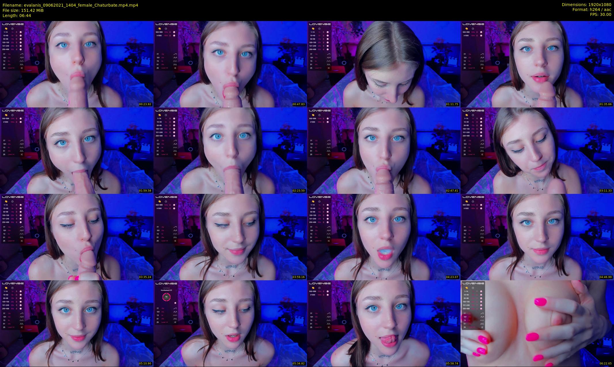 evalanis — 7 minute Chaturbate couple cam show recording, 1080p, Jun 9, 2021