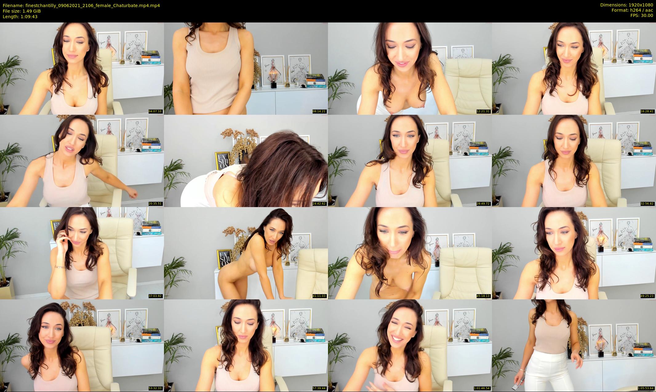 finestchantilly — 70 minute Chaturbate female cam show recording, 1080p, Jun 9, 2021