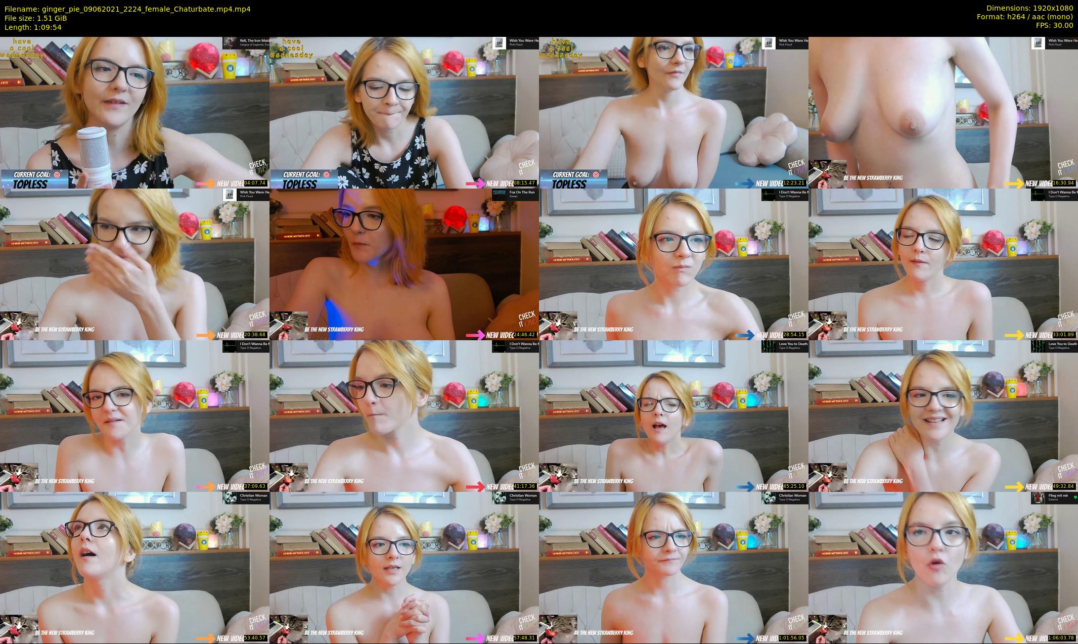 ginger_pie — 70 minute Chaturbate female cam show recording, 1080p, Jun 9, 2021