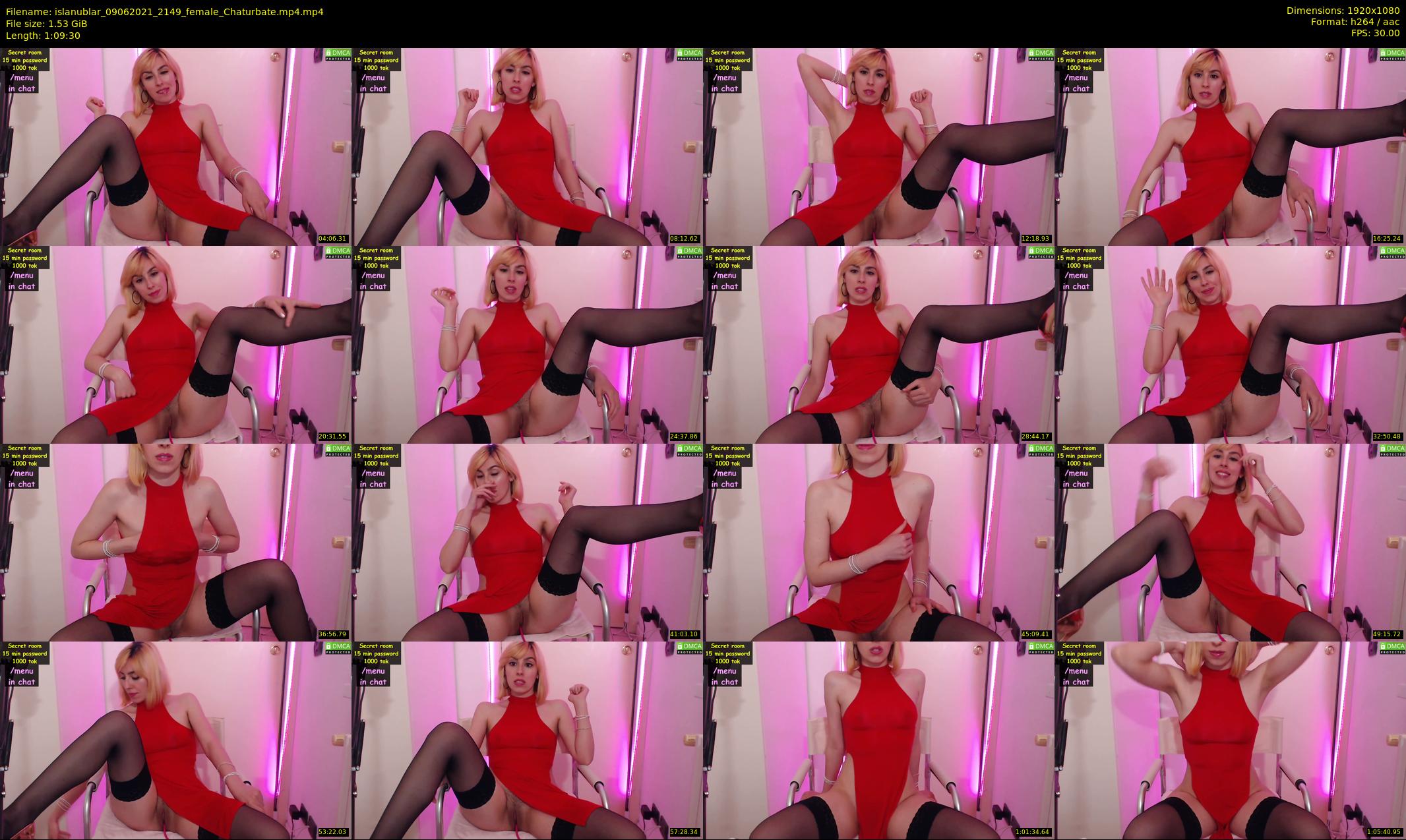 islanublar — 70 minute Chaturbate female cam show recording, 1080p, Jun 9, 2021