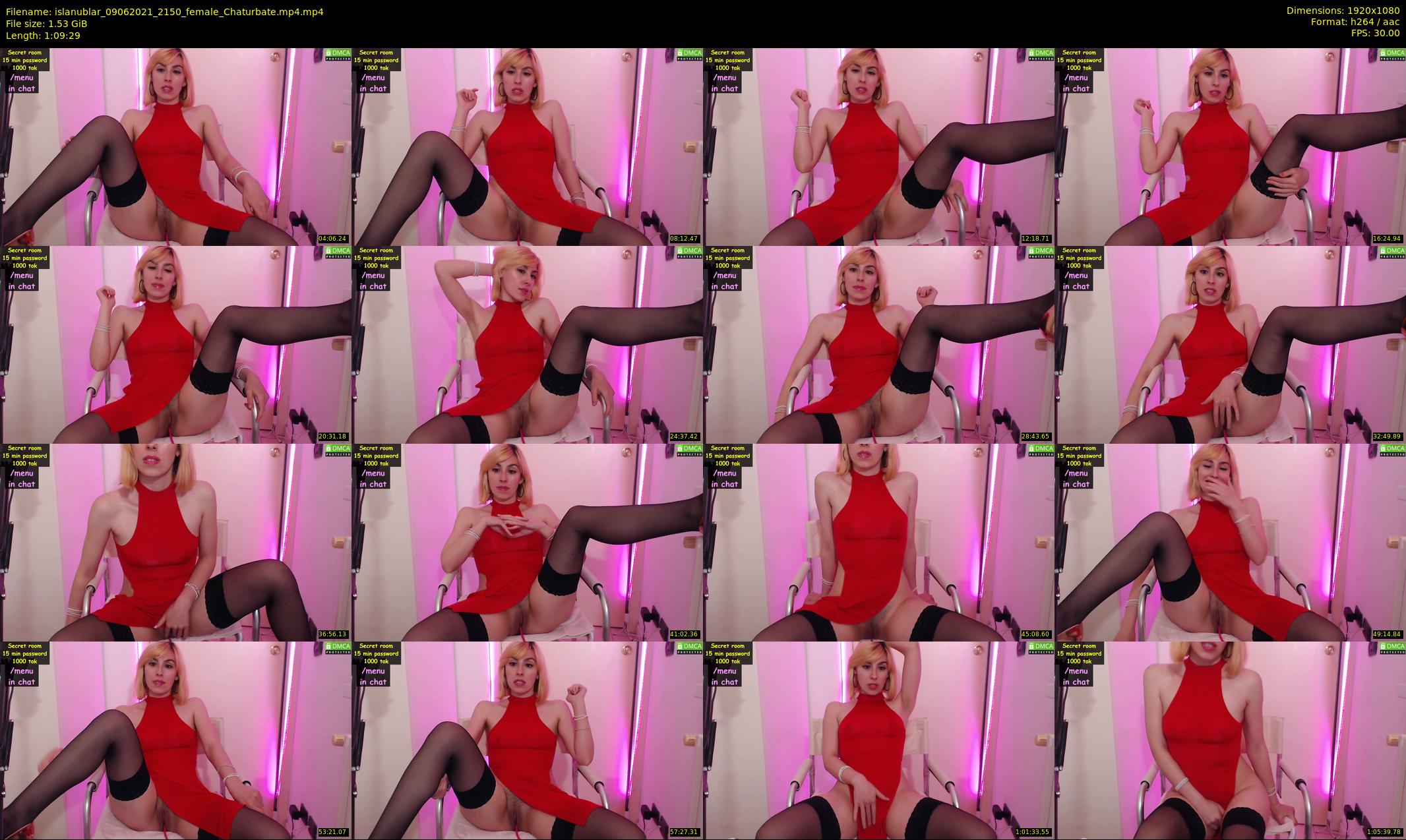 islanublar — 70 minute Chaturbate female cam show recording, 1080p, Jun 9, 2021