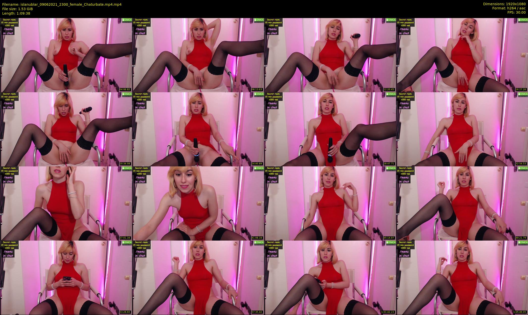islanublar — 70 minute Chaturbate female cam show recording, 1080p, Jun 9, 2021