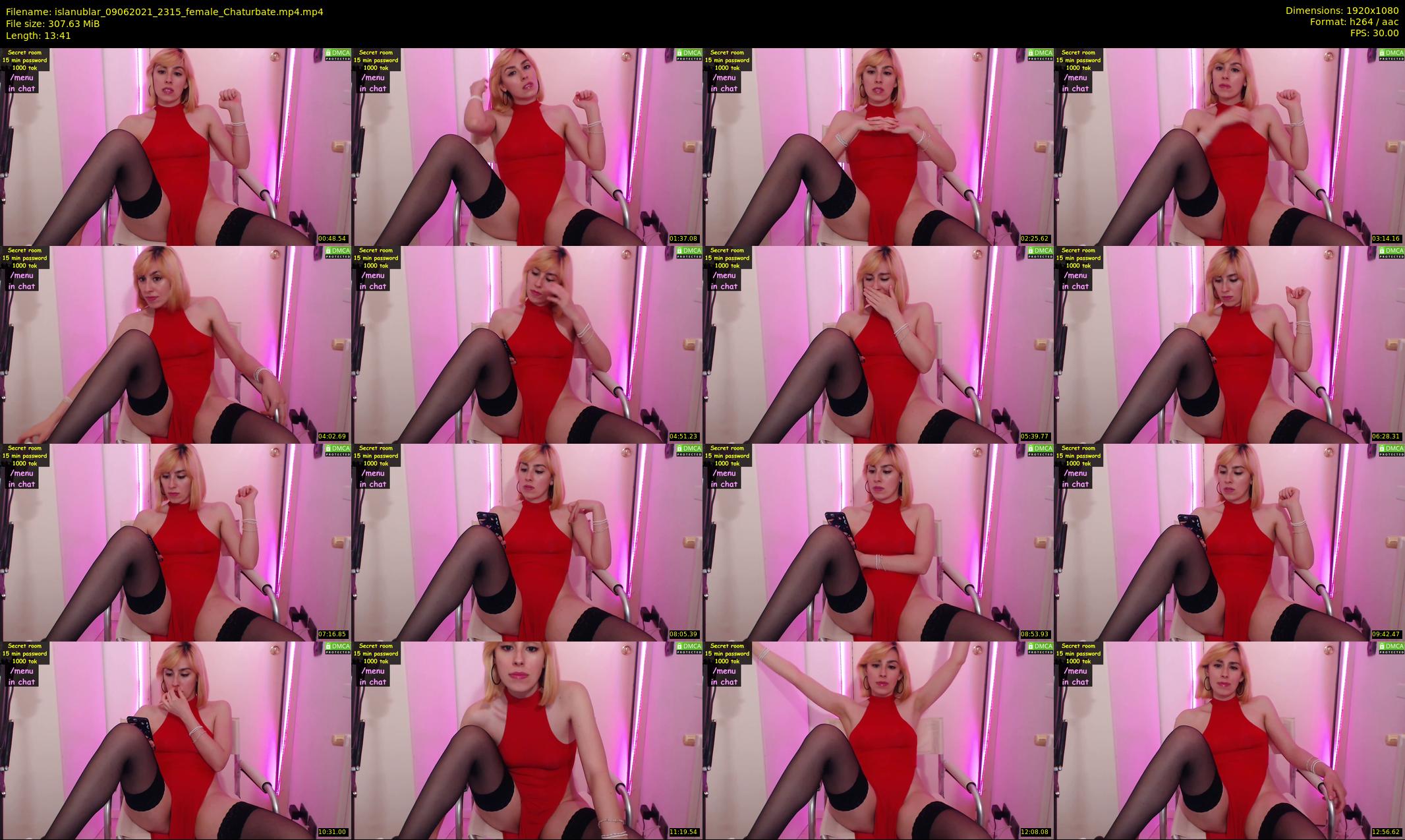 islanublar — 14 minute Chaturbate female cam show recording, 1080p, Jun 9, 2021