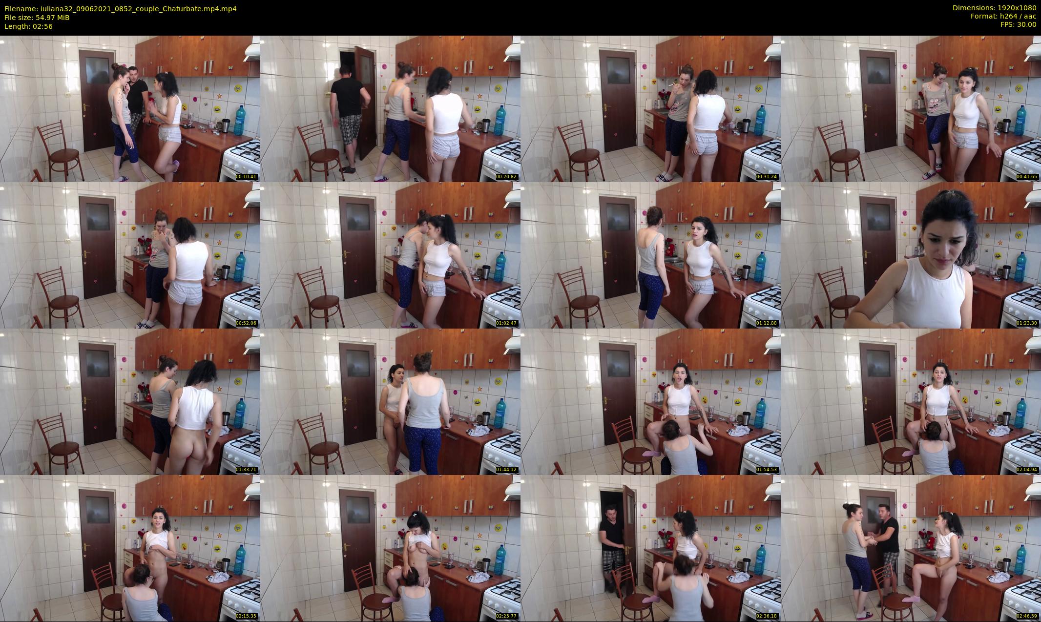 iuliana32 — 3 minute Chaturbate couple cam show recording, 1080p, Jun 9, 2021