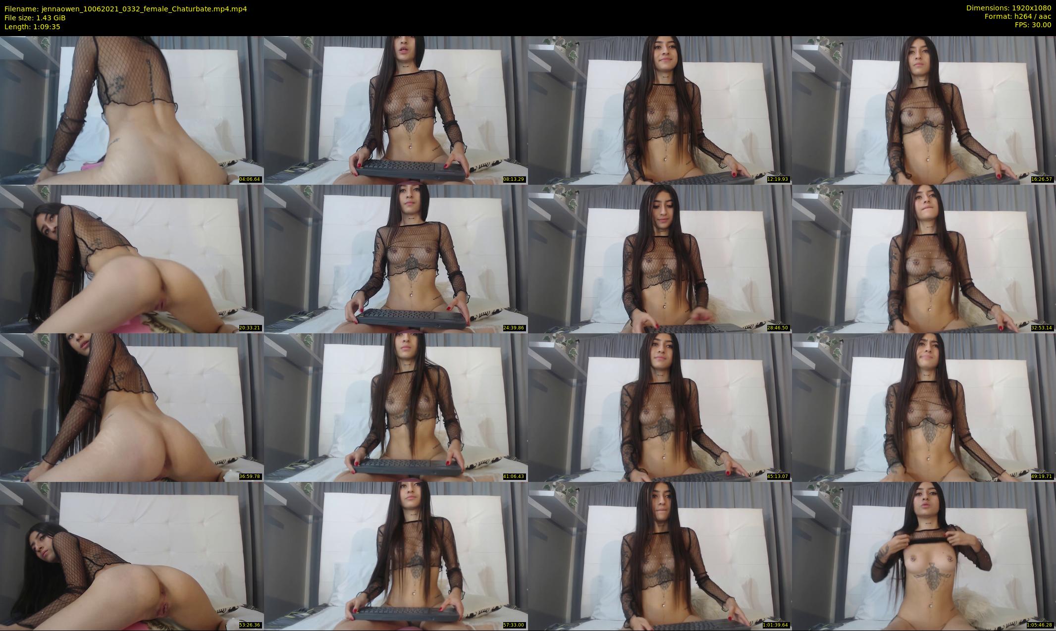 jennaowen — 70 minute Chaturbate female cam show recording, 1080p, Jun 10, 2021