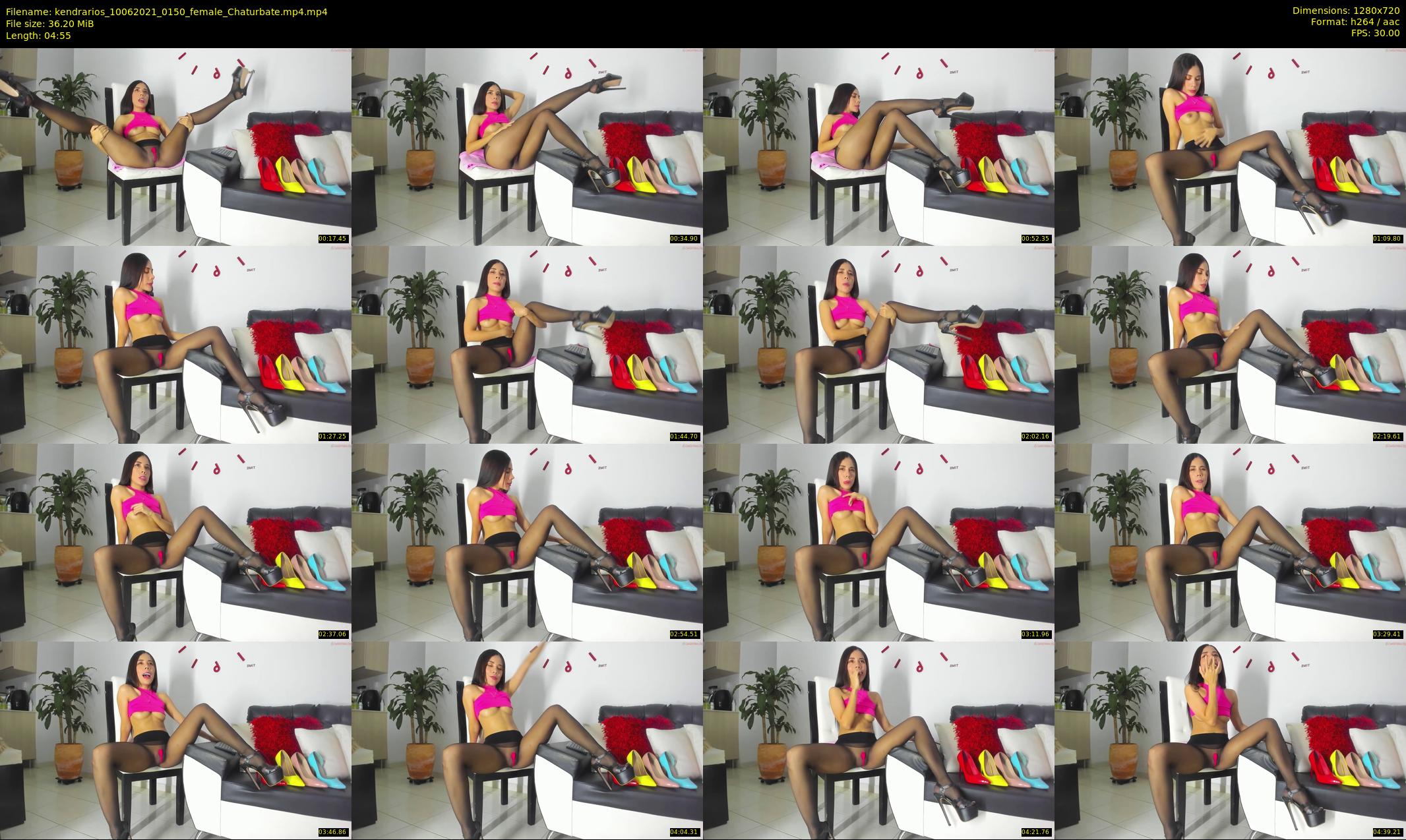 kendrarios — 5 minute Chaturbate female cam show recording, 720p, Jun 10, 2021