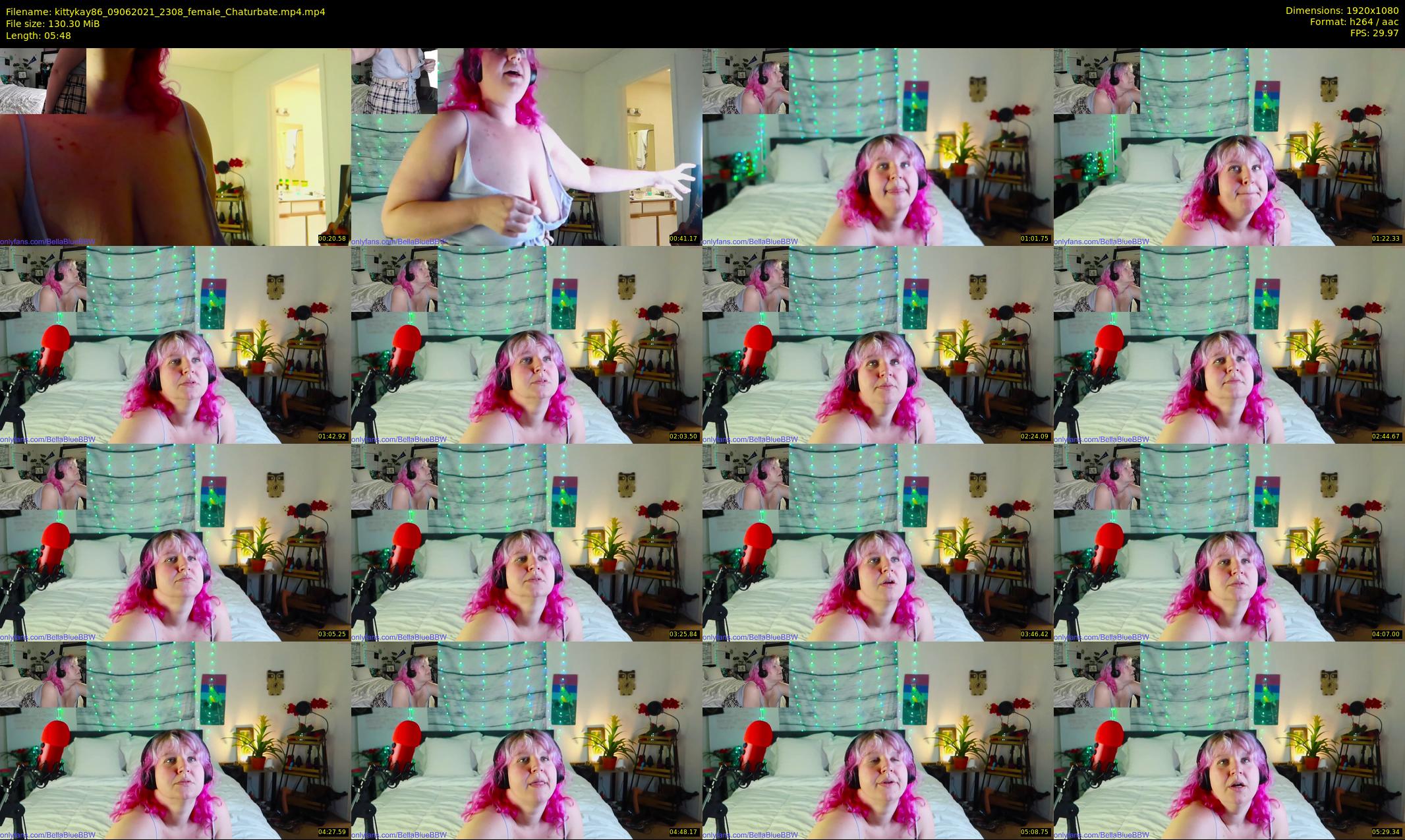 kittykay86 — 6 minute Chaturbate female cam show recording, 1080p, Jun 9, 2021