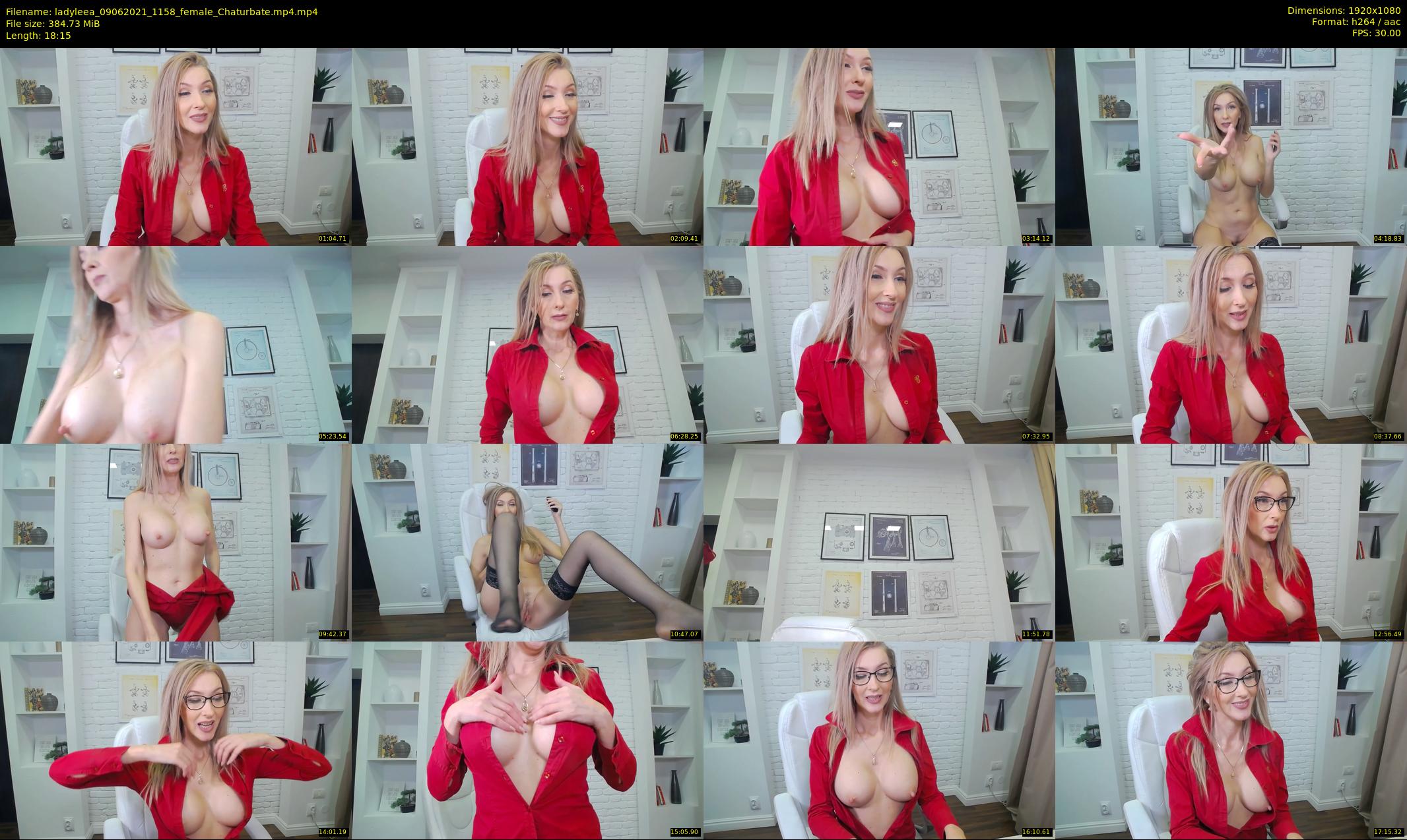 ladyleea — 19 minute Chaturbate female cam show recording, 1080p, Jun 9, 2021