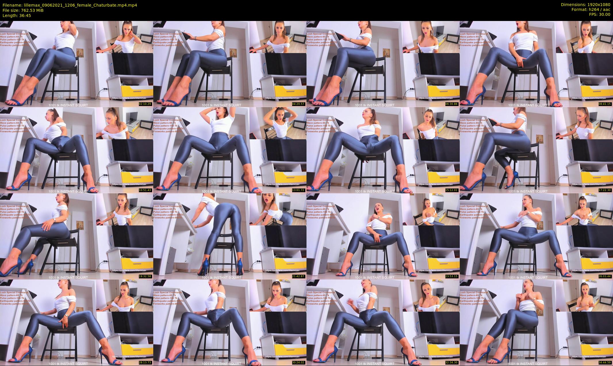 lillemax — 37 minute Chaturbate female cam show recording, 1080p, Jun 9, 2021