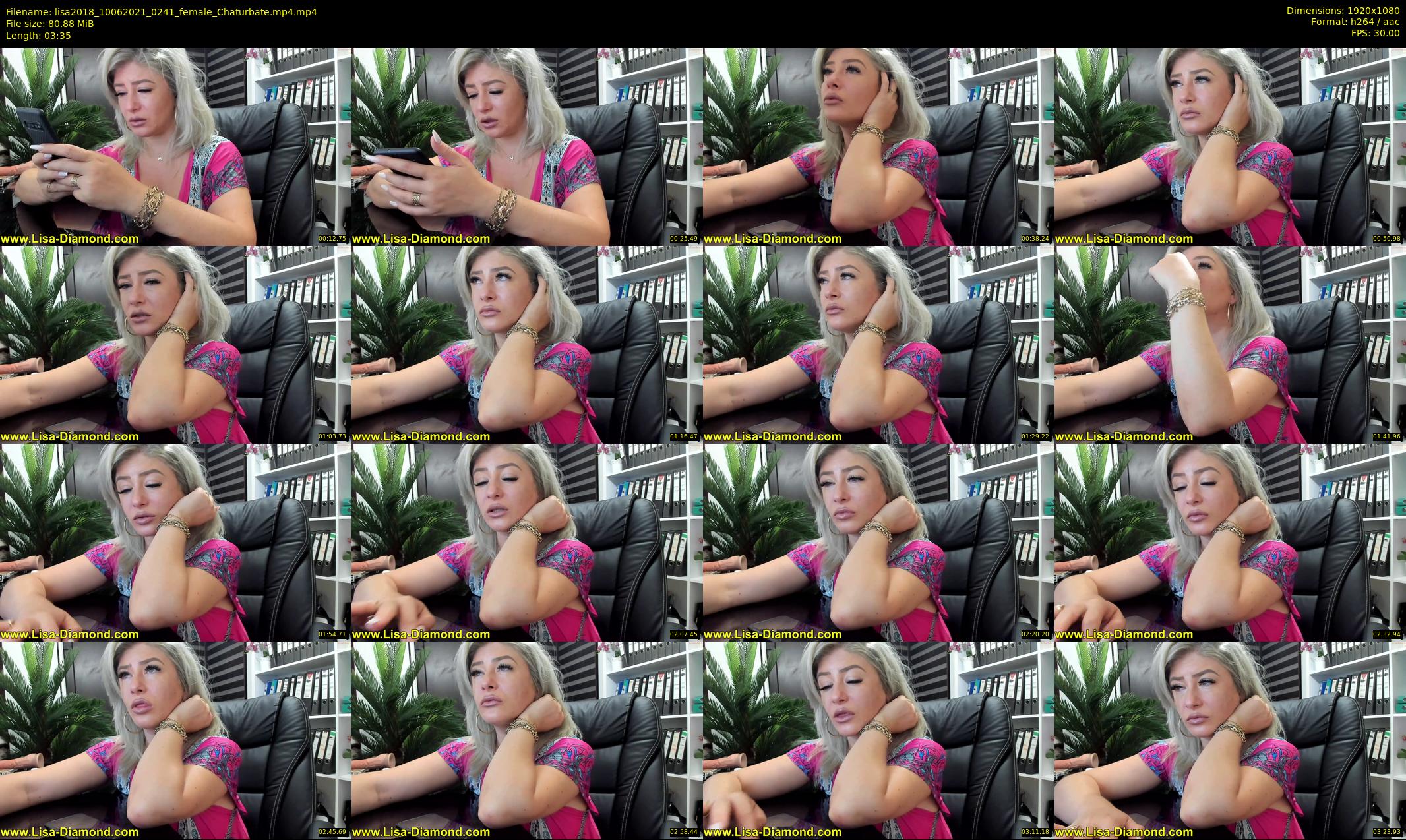 lisa2018 — 4 minute Chaturbate female cam show recording, 1080p, Jun 10, 2021