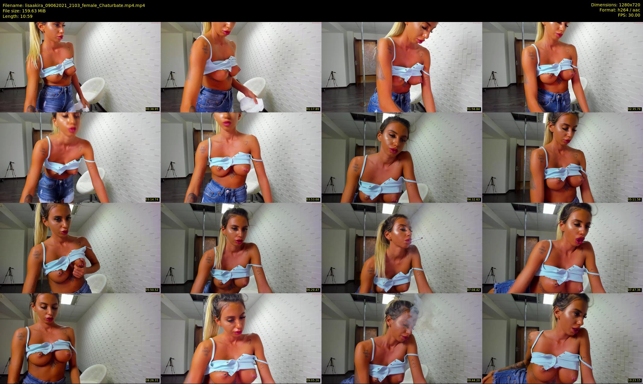 lisaakira — 11 minute Chaturbate female cam show recording, 720p, Jun 9, 2021