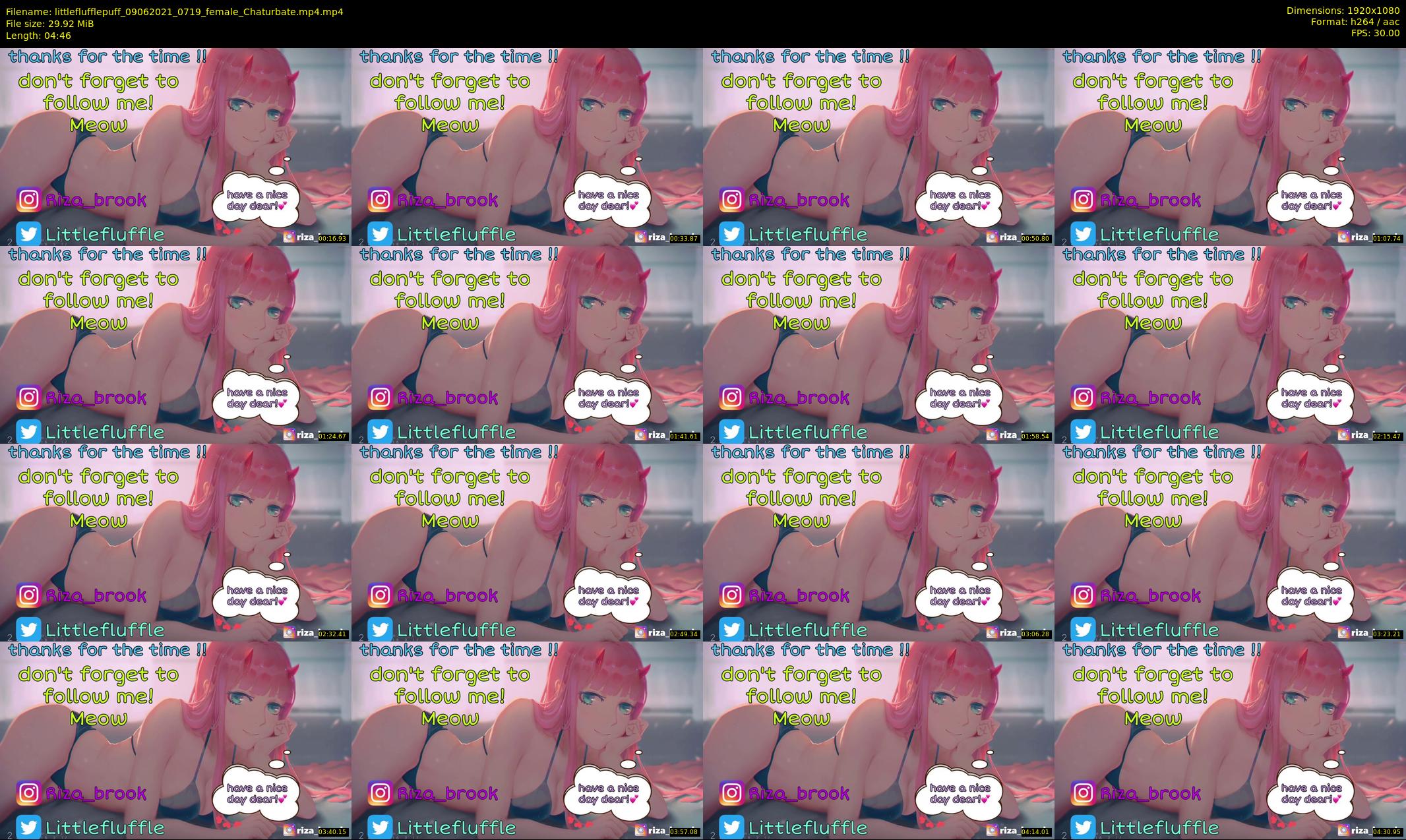 littleflufflepuff — 5 minute Chaturbate female cam show recording, 1080p, Jun 9, 2021