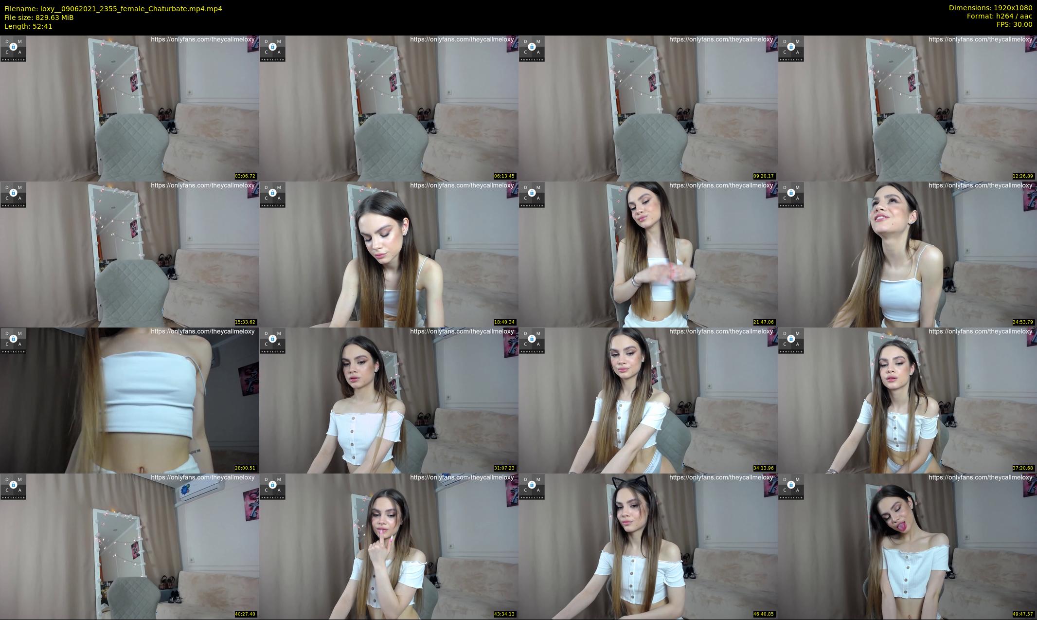 loxy_ — 53 minute Chaturbate female cam show recording, 1080p, Jun 9, 2021