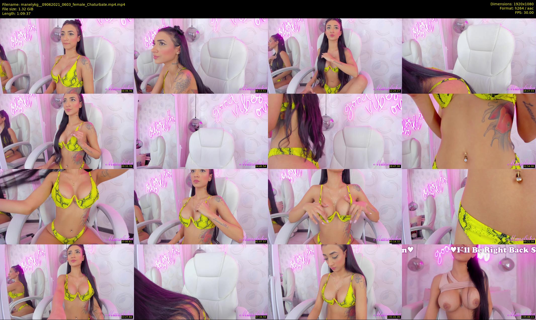 manelykg_ — 70 minute Chaturbate female cam show recording, 1080p, Jun 9, 2021