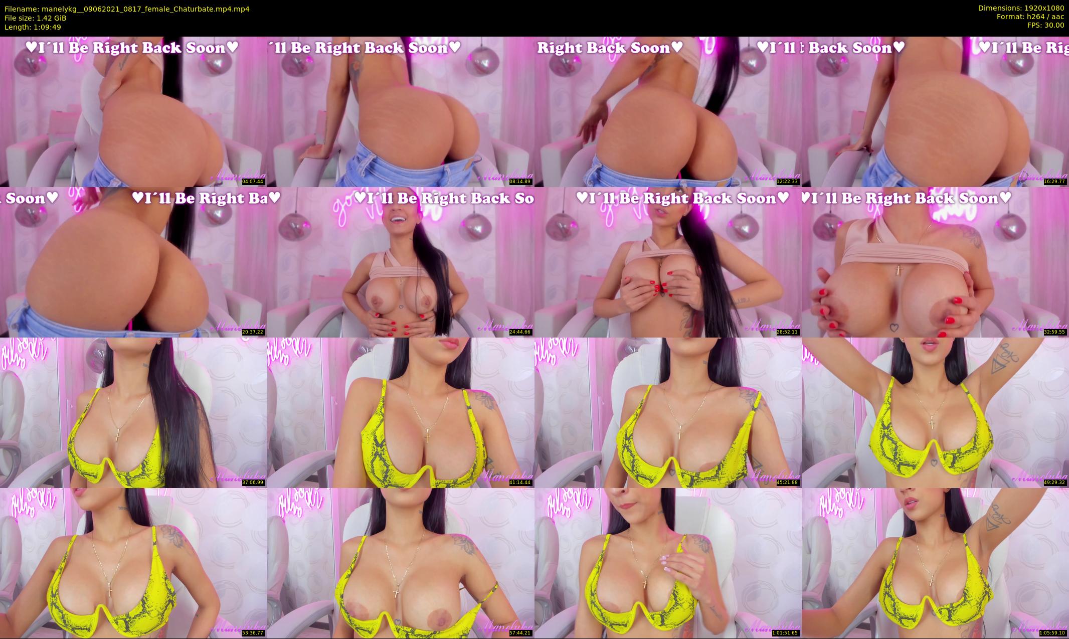 manelykg_ — 70 minute Chaturbate female cam show recording, 1080p, Jun 9, 2021