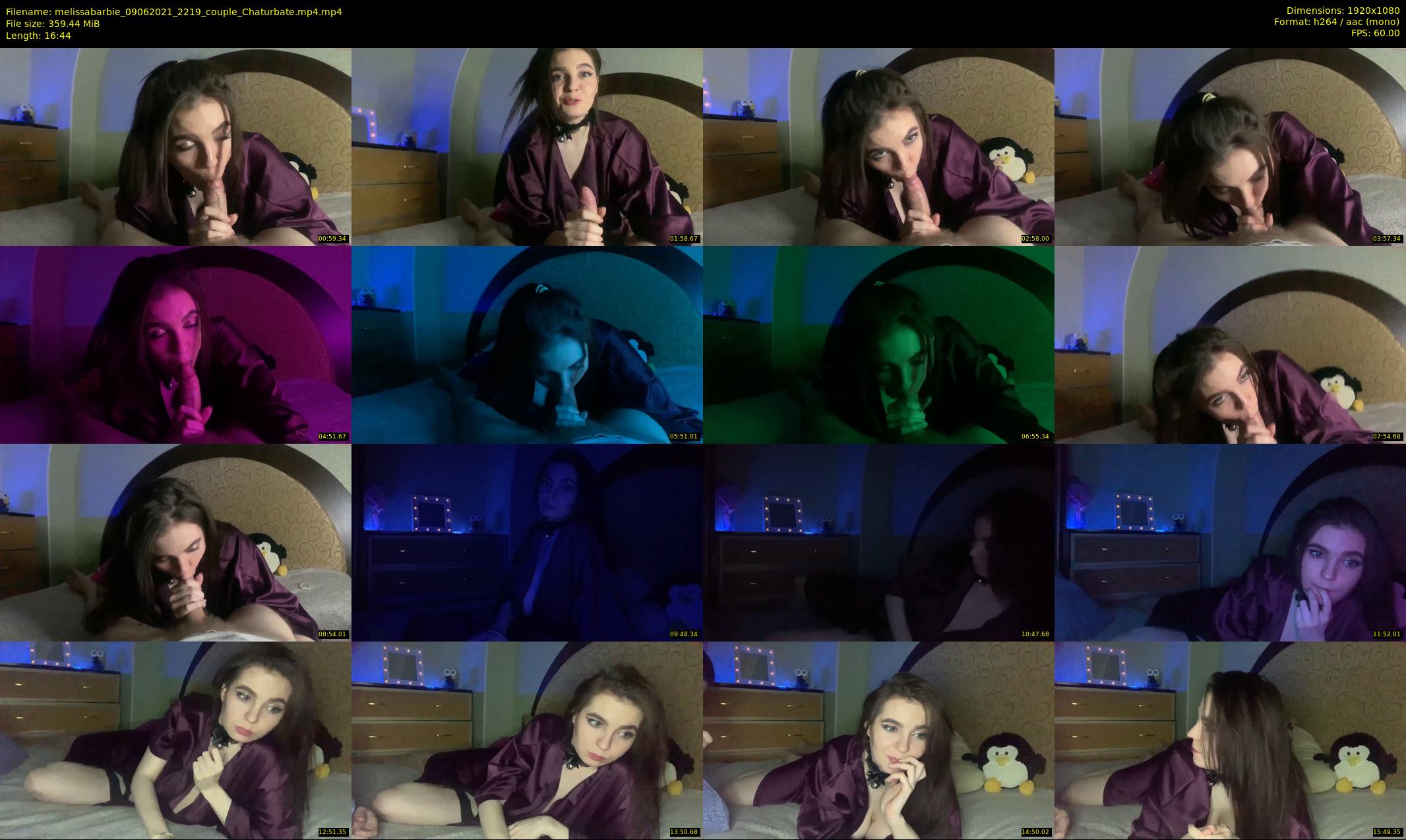 melissabarbie — 17 minute Chaturbate couple cam show recording, 1080p, Jun 9, 2021