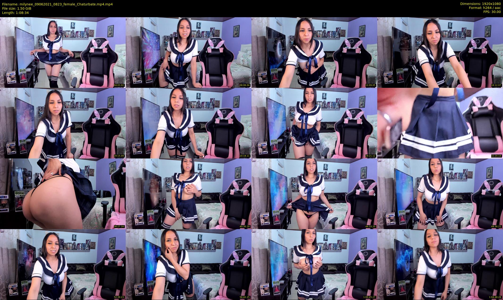 milynee — 69 minute Chaturbate female cam show recording, 1080p, Jun 9, 2021