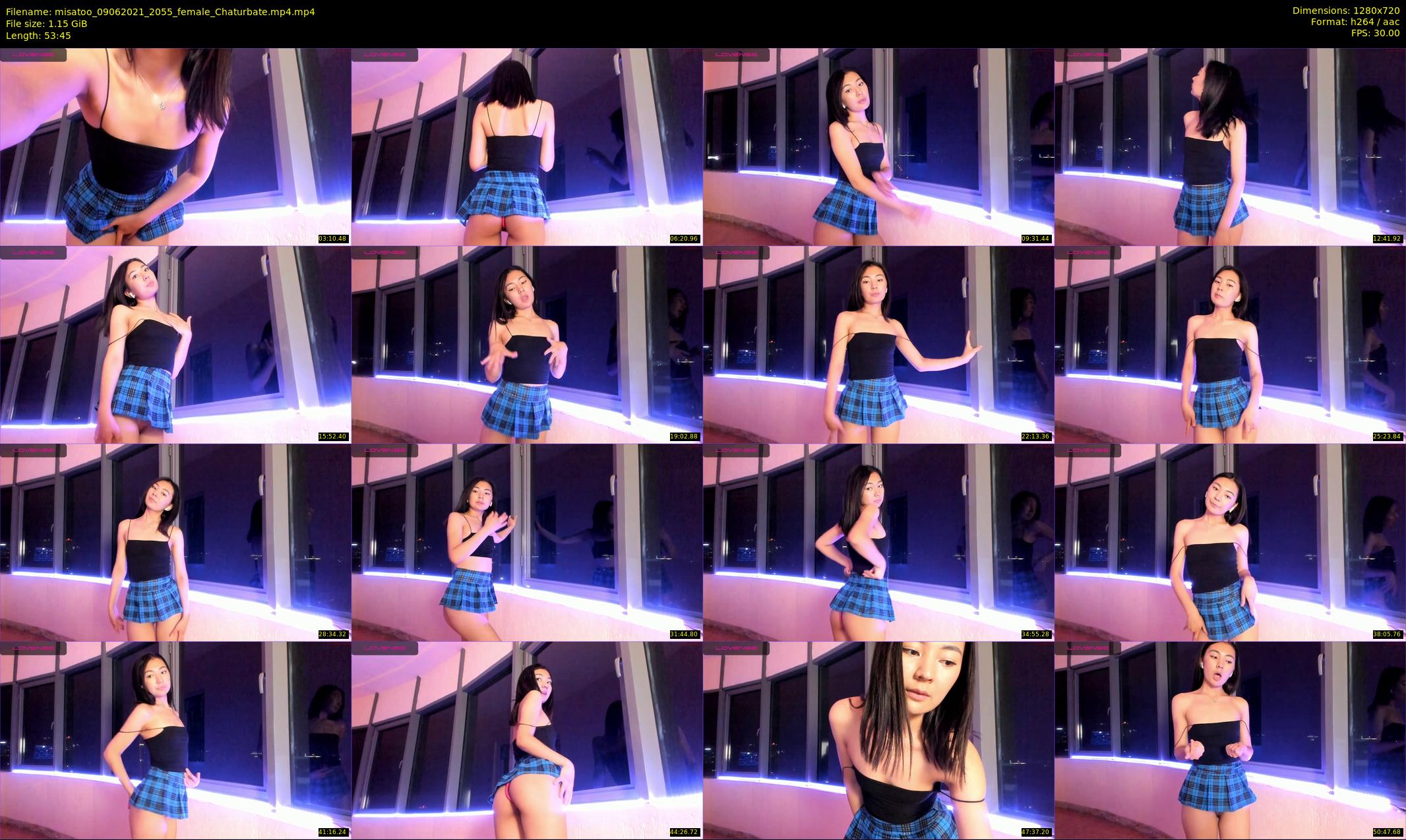 misatoo — 54 minute Chaturbate female cam show recording, 720p, Jun 9, 2021