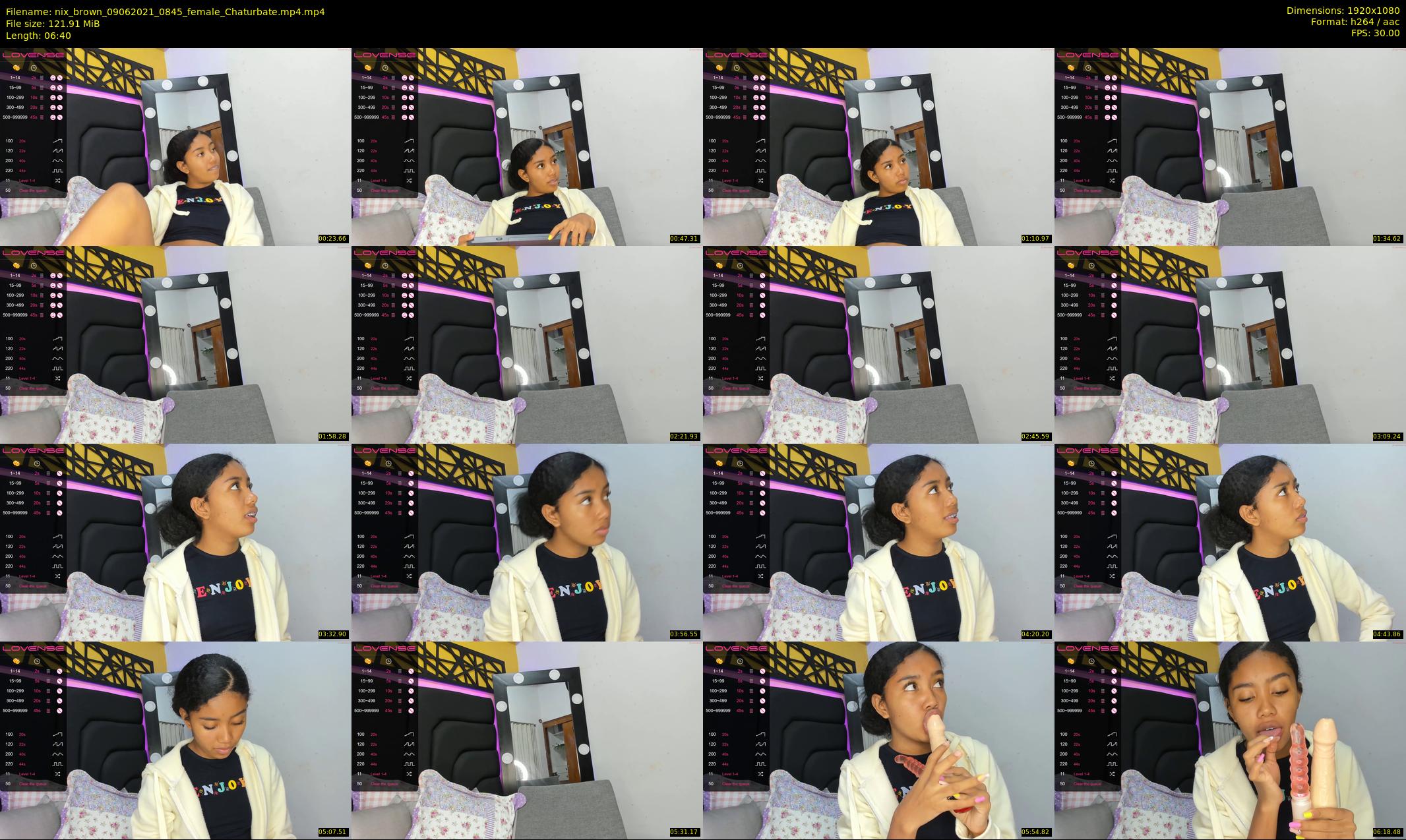 nix_brown — 7 minute Chaturbate female cam show recording, 1080p, Jun 9, 2021