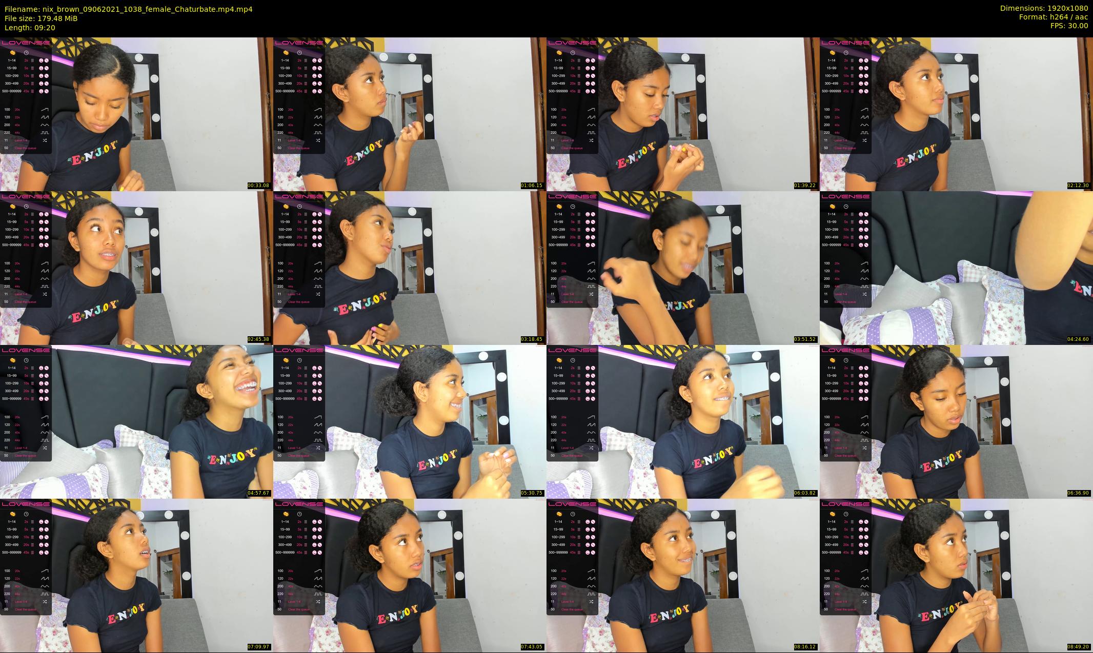 nix_brown — 10 minute Chaturbate female cam show recording, 1080p, Jun 9, 2021