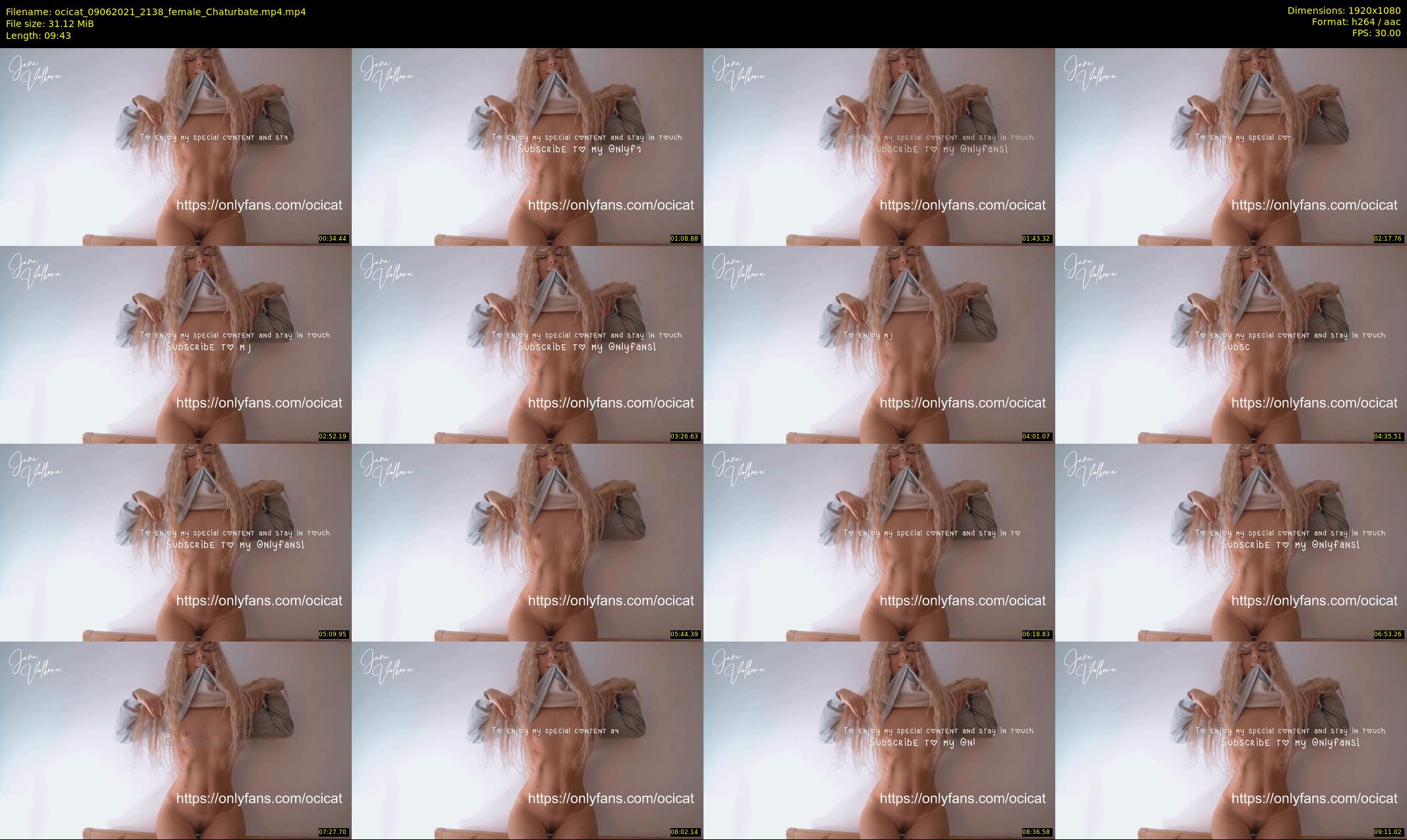 ocicat — 10 minute Chaturbate female cam show recording, 1080p, Jun 9, 2021
