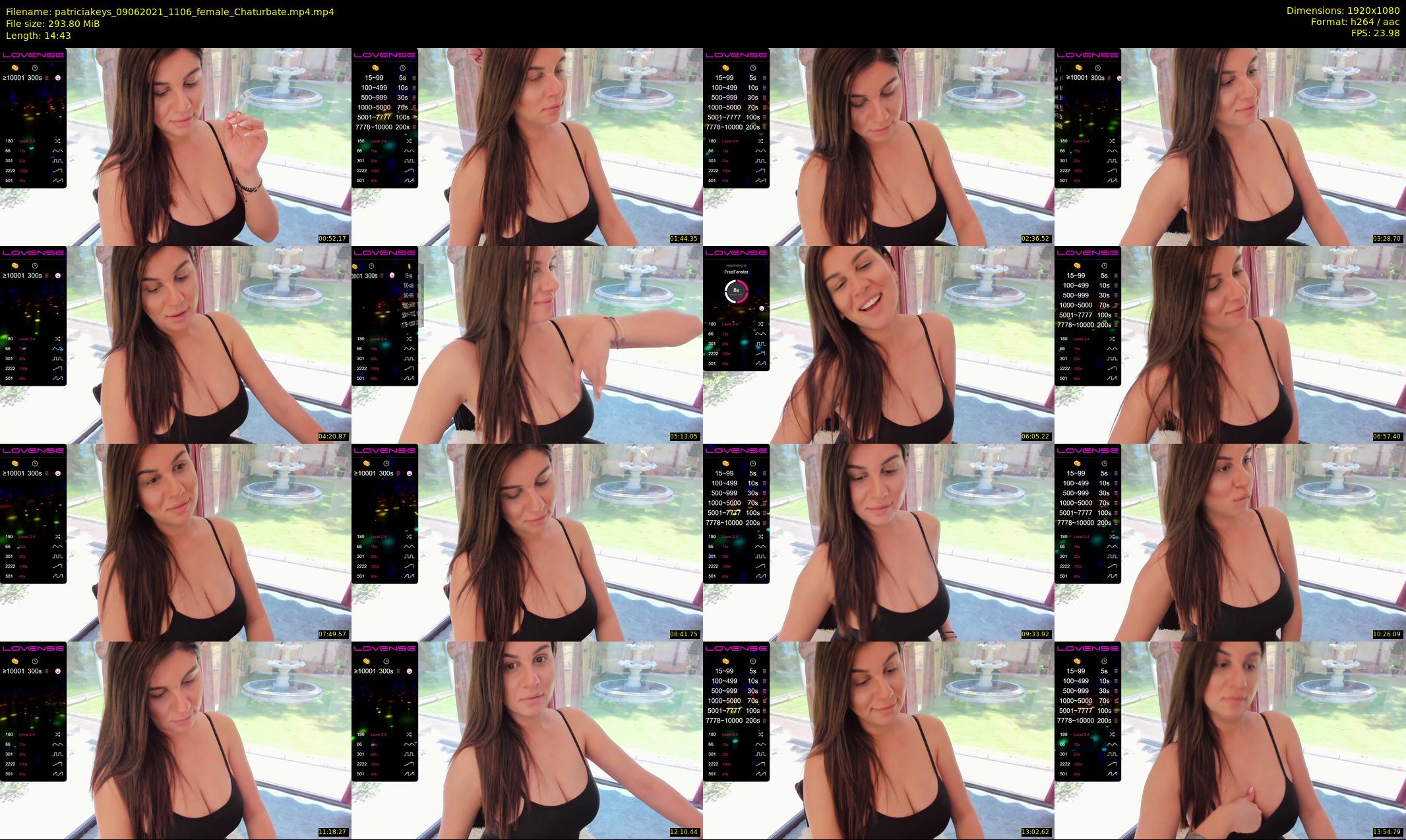 patriciakeys — 15 minute Chaturbate female cam show recording, 1080p, Jun 9, 2021