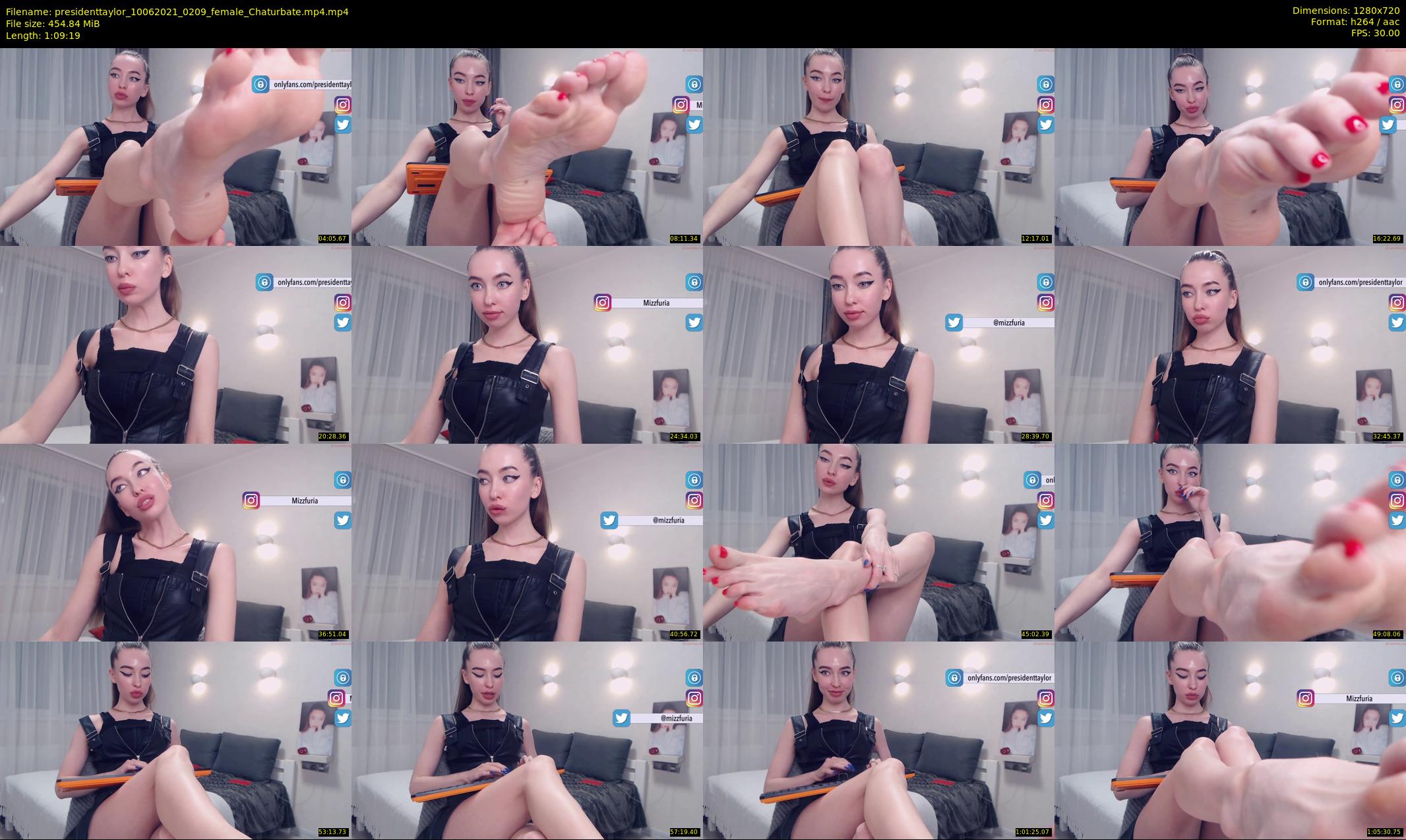 presidenttaylor — 70 minute Chaturbate female cam show recording, 720p, Jun 10, 2021