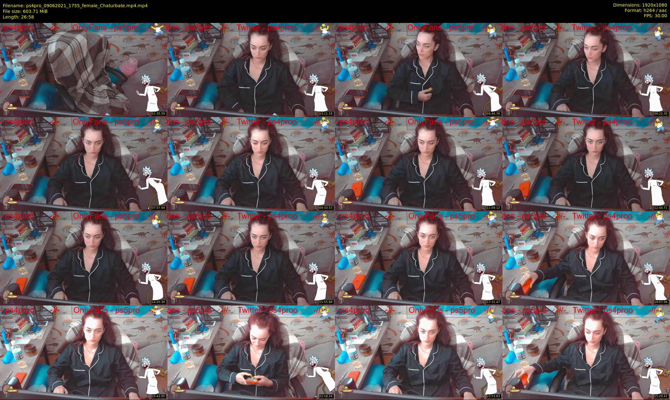 ps4pro — 27 minute Chaturbate female cam show recording, 1080p, Jun 9, 2021