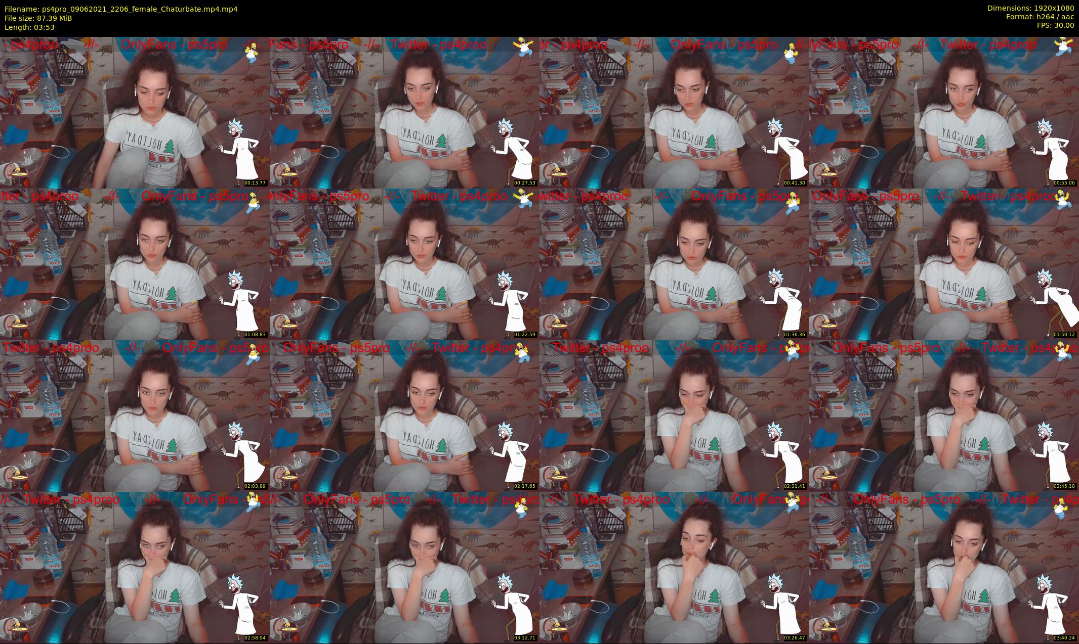 ps4pro — 4 minute Chaturbate female cam show recording, 1080p, Jun 9, 2021