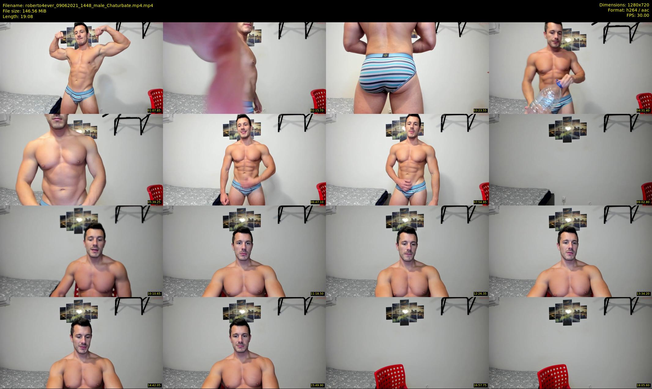 roberto4ever — 20 minute Chaturbate male cam show recording, 720p, Jun 9, 2021