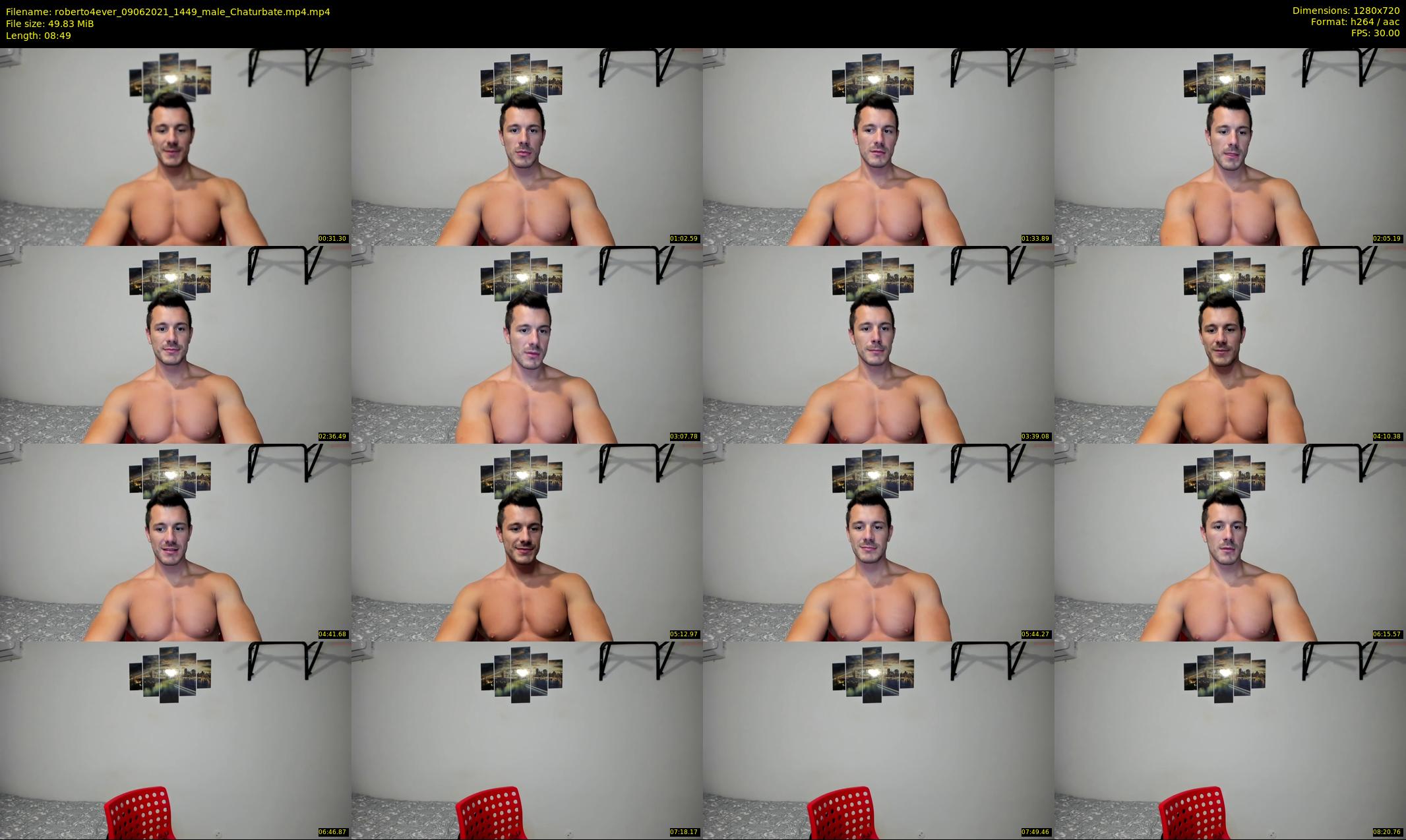 roberto4ever — 9 minute Chaturbate male cam show recording, 720p, Jun 9, 2021