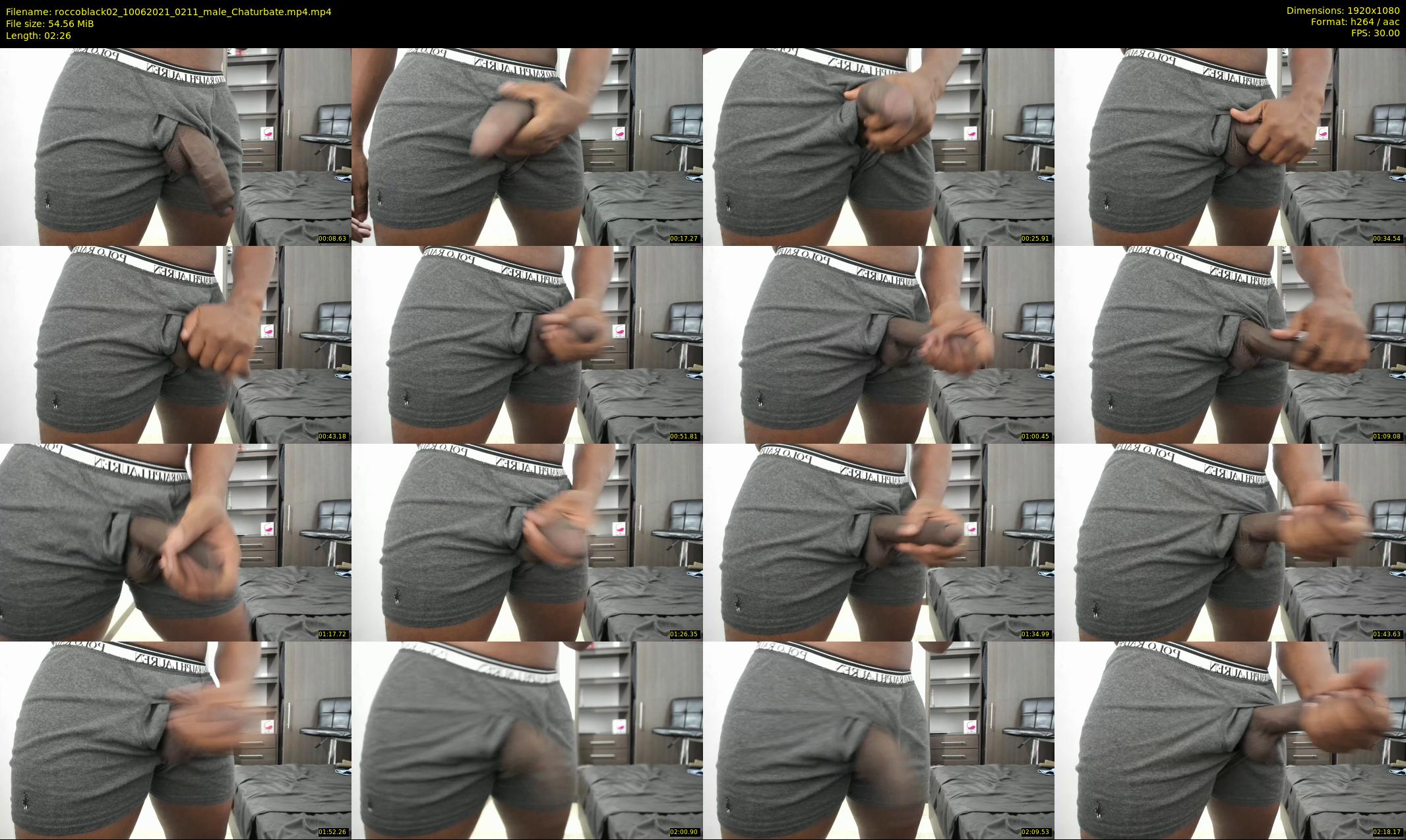 roccoblack02 — 3 minute Chaturbate male cam show recording, 1080p, Jun 10, 2021
