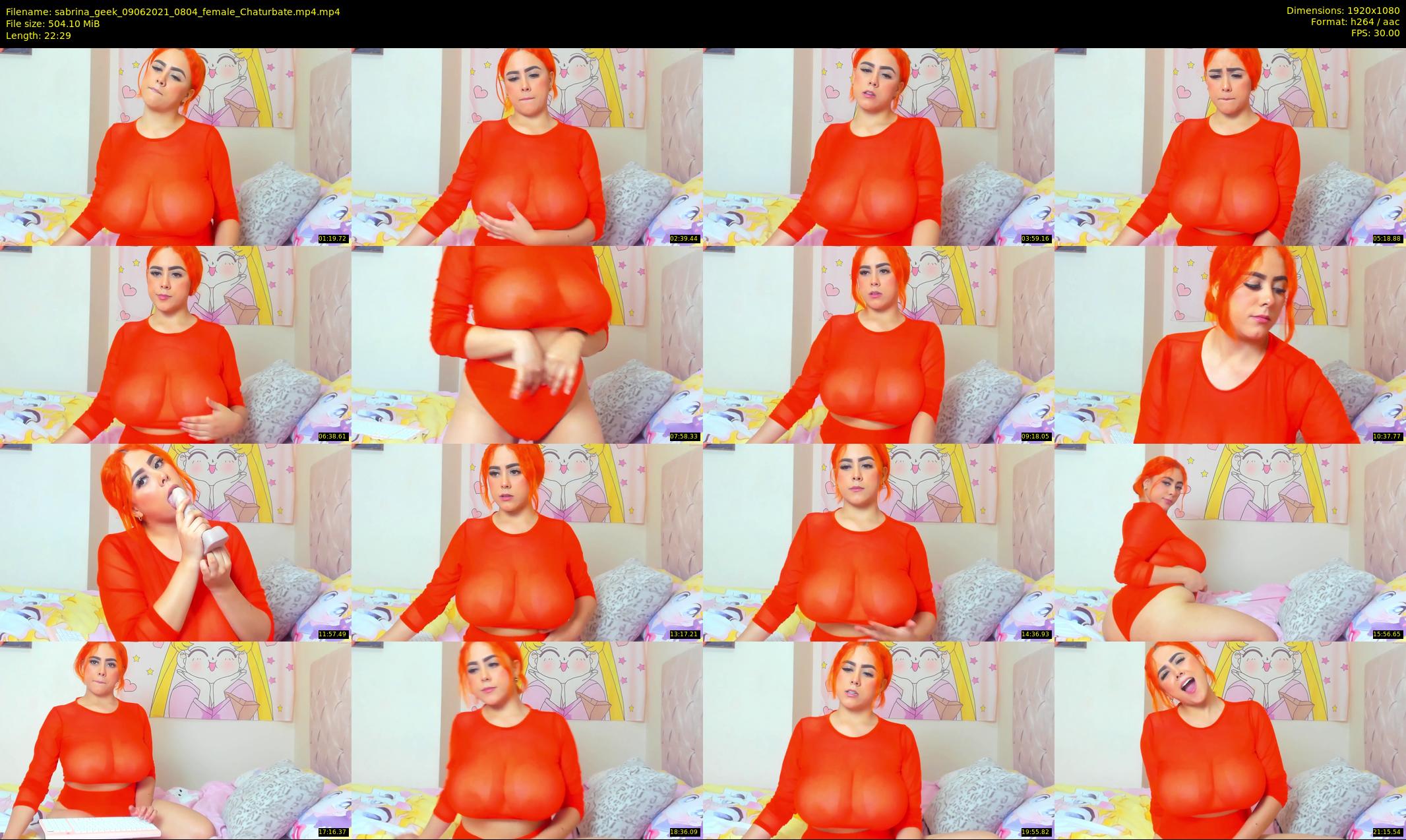 sabrina_geek — 23 minute Chaturbate female cam show recording, 1080p, Jun 9, 2021