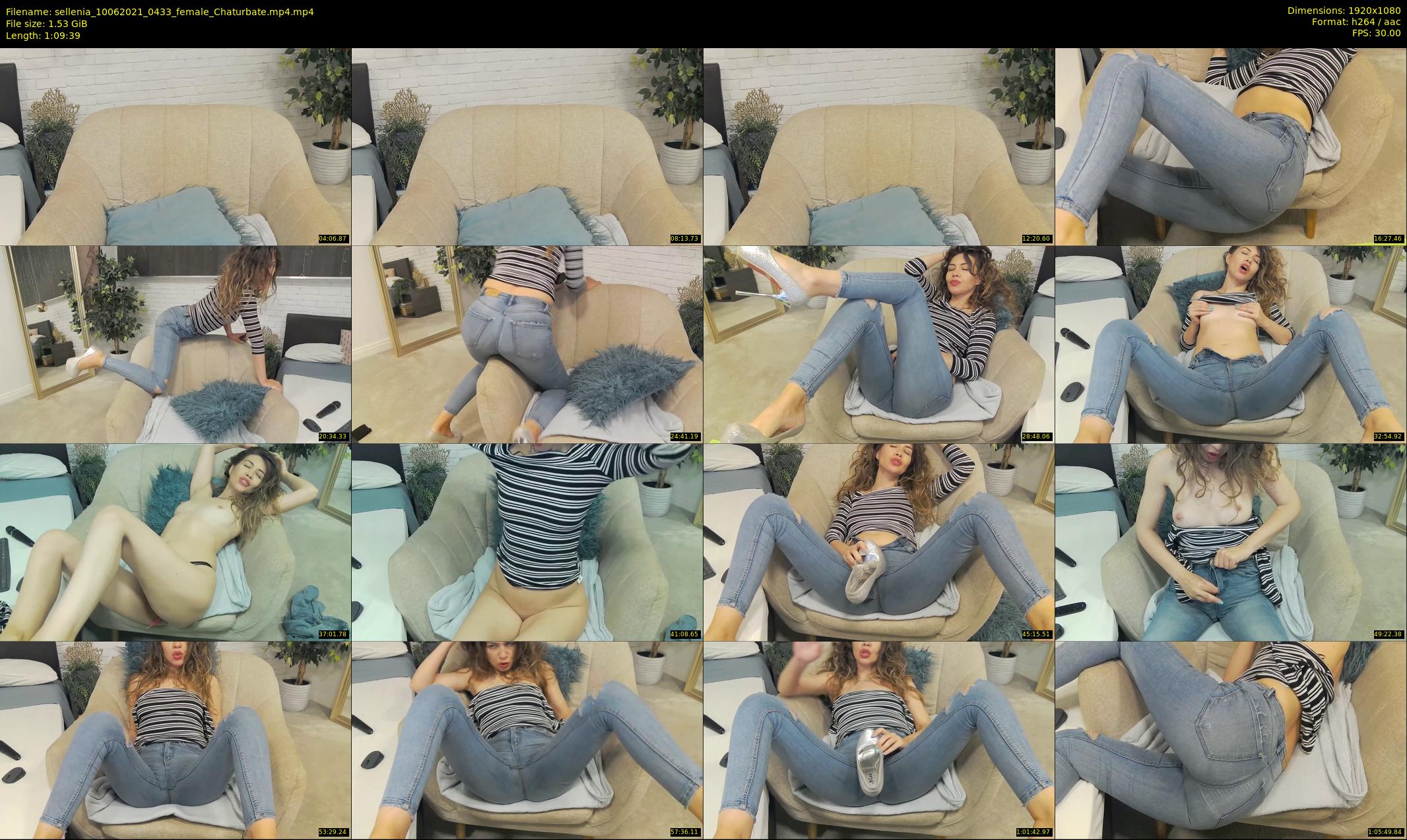 sellenia — 70 minute Chaturbate female cam show recording, 1080p, Jun 10, 2021