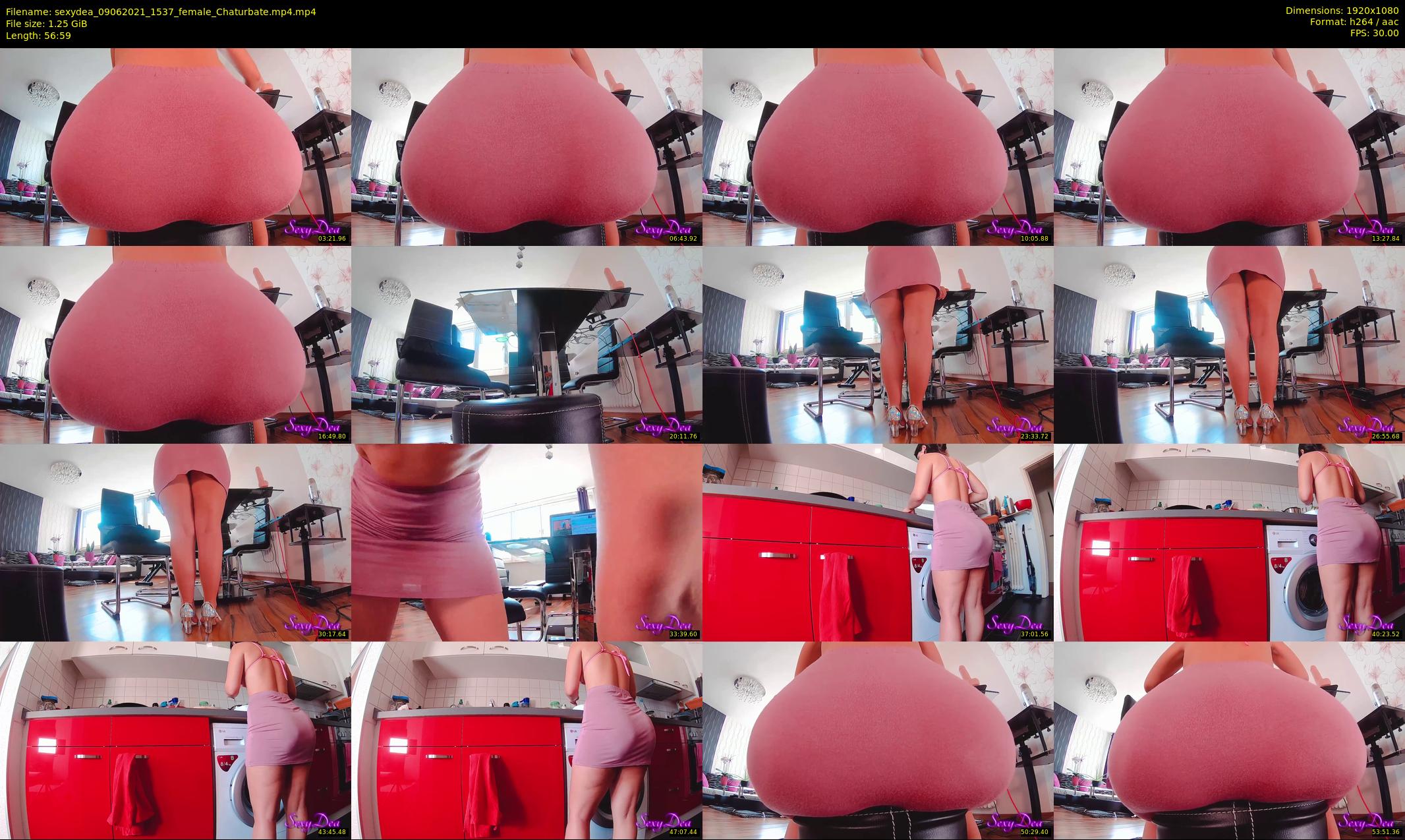 sexydea — 57 minute Chaturbate female cam show recording, 1080p, Jun 9, 2021