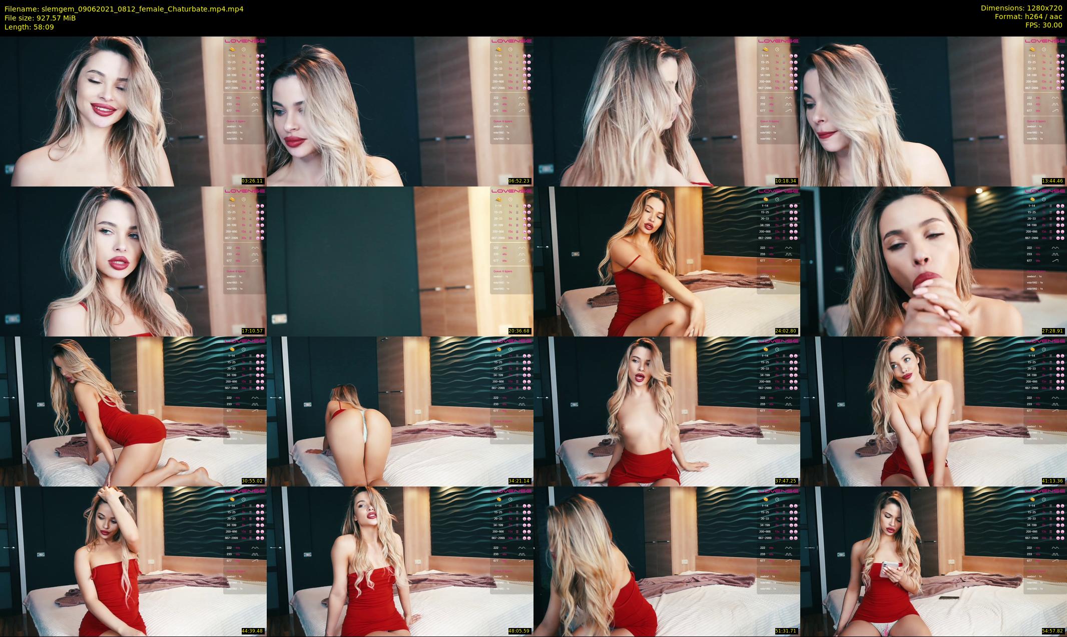 slemgem — 59 minute Chaturbate couple cam show recording, 720p, Jun 9, 2021