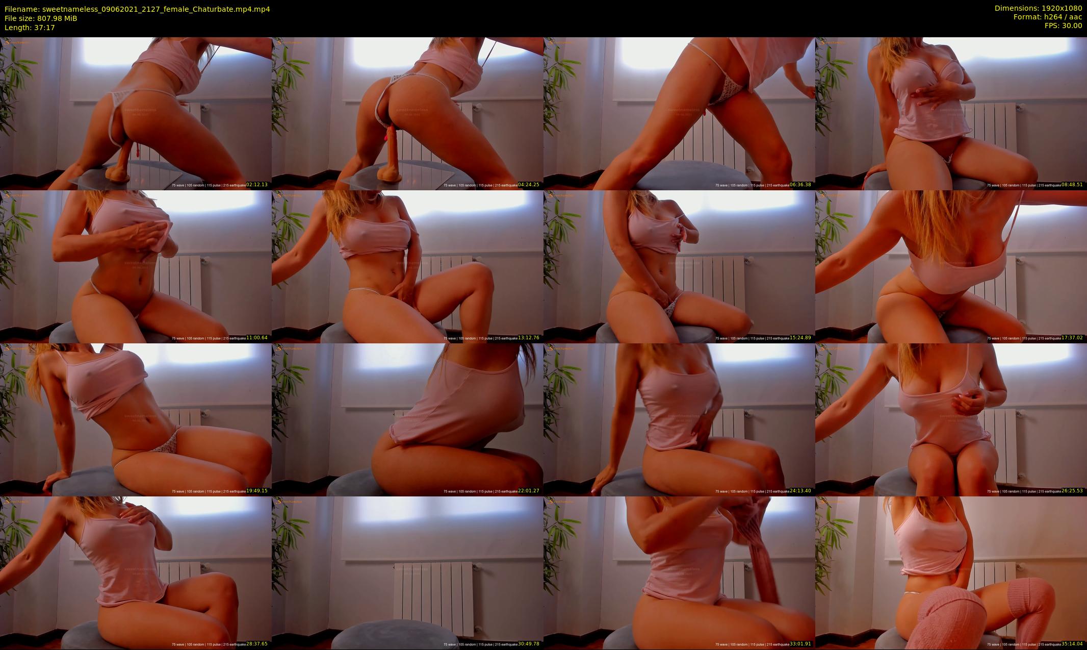 sweetnameless — 38 minute Chaturbate couple cam show recording, 1080p, Jun 9, 2021