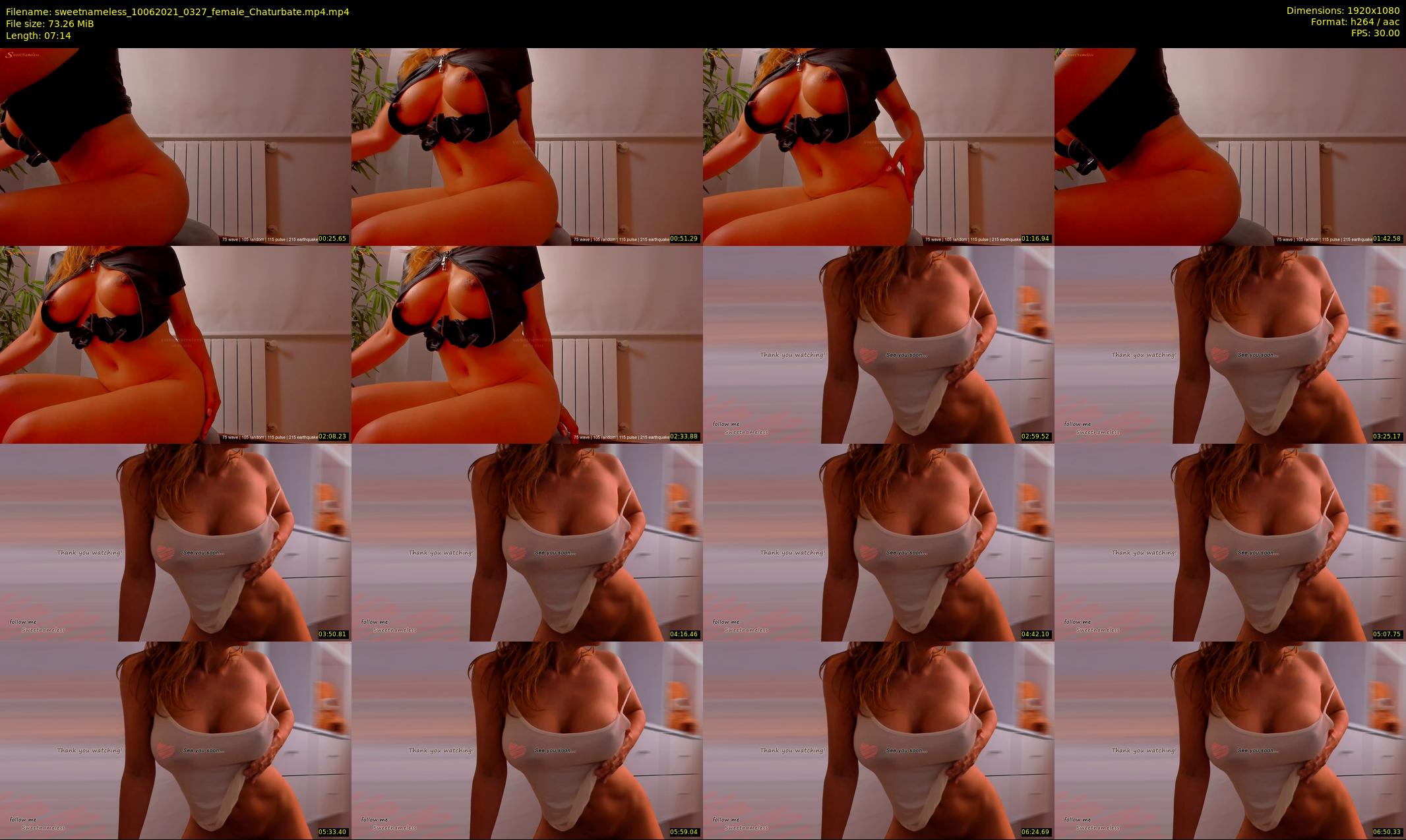 sweetnameless — 8 minute Chaturbate couple cam show recording, 1080p, Jun 10, 2021