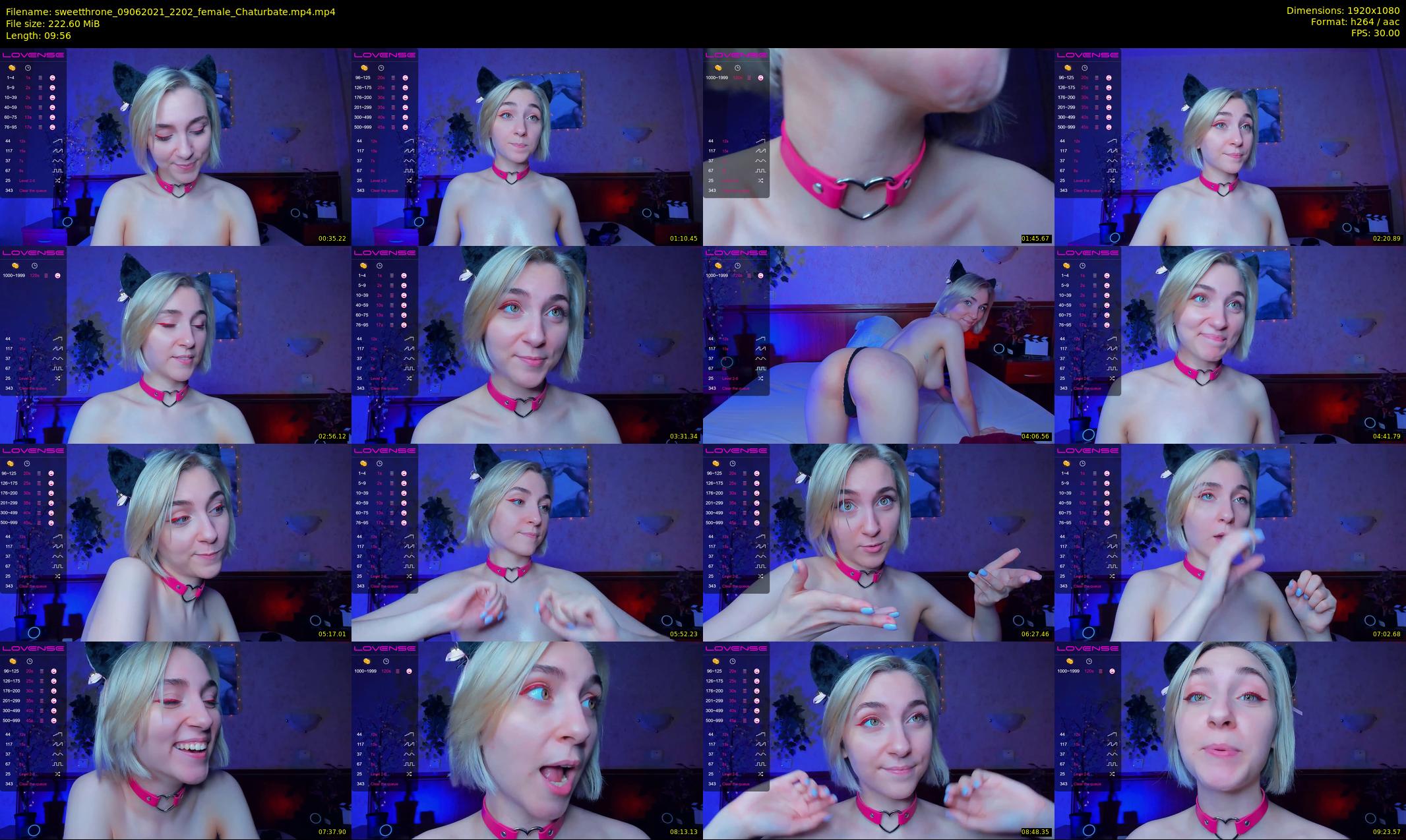 sweetthrone — 10 minute Chaturbate couple cam show recording, 1080p, Jun 9, 2021