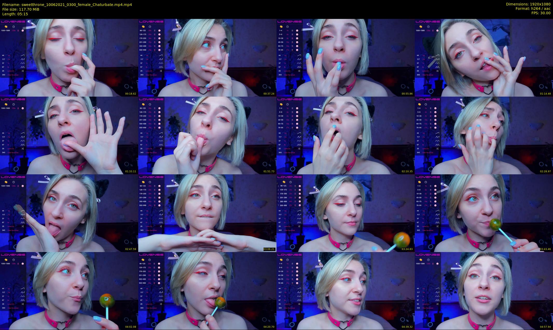 sweetthrone — 6 minute Chaturbate couple cam show recording, 1080p, Jun 10, 2021