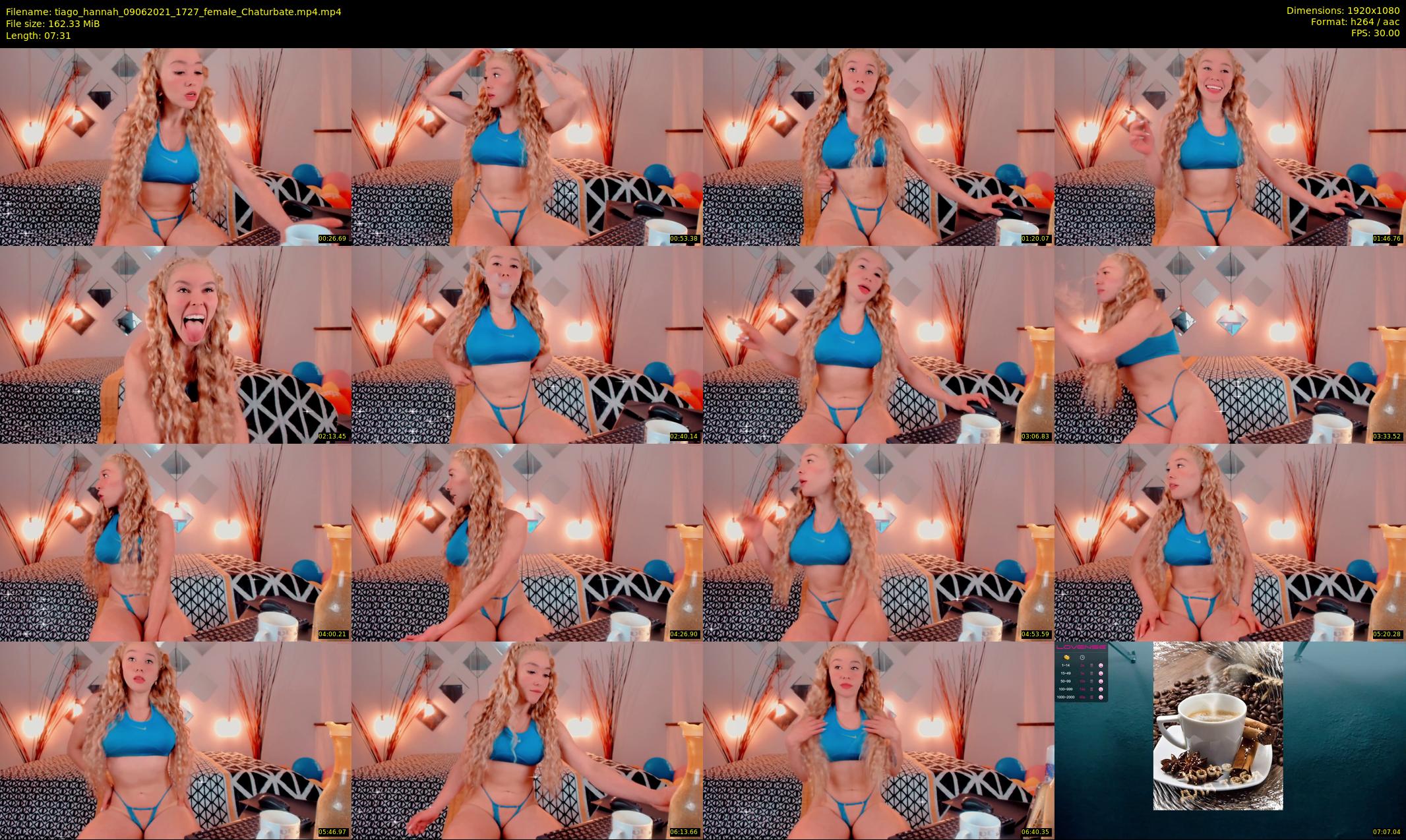 tiago_hannah — 8 minute Chaturbate couple cam show recording, 1080p, Jun 9, 2021
