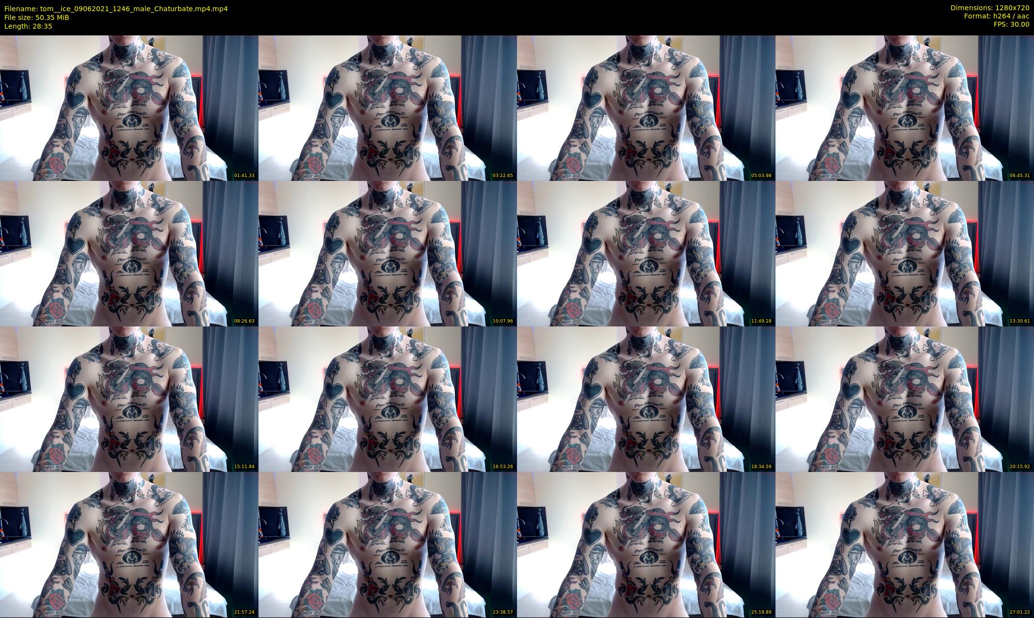 tom__ice — 29 minute Chaturbate male cam show recording, 720p, Jun 9, 2021
