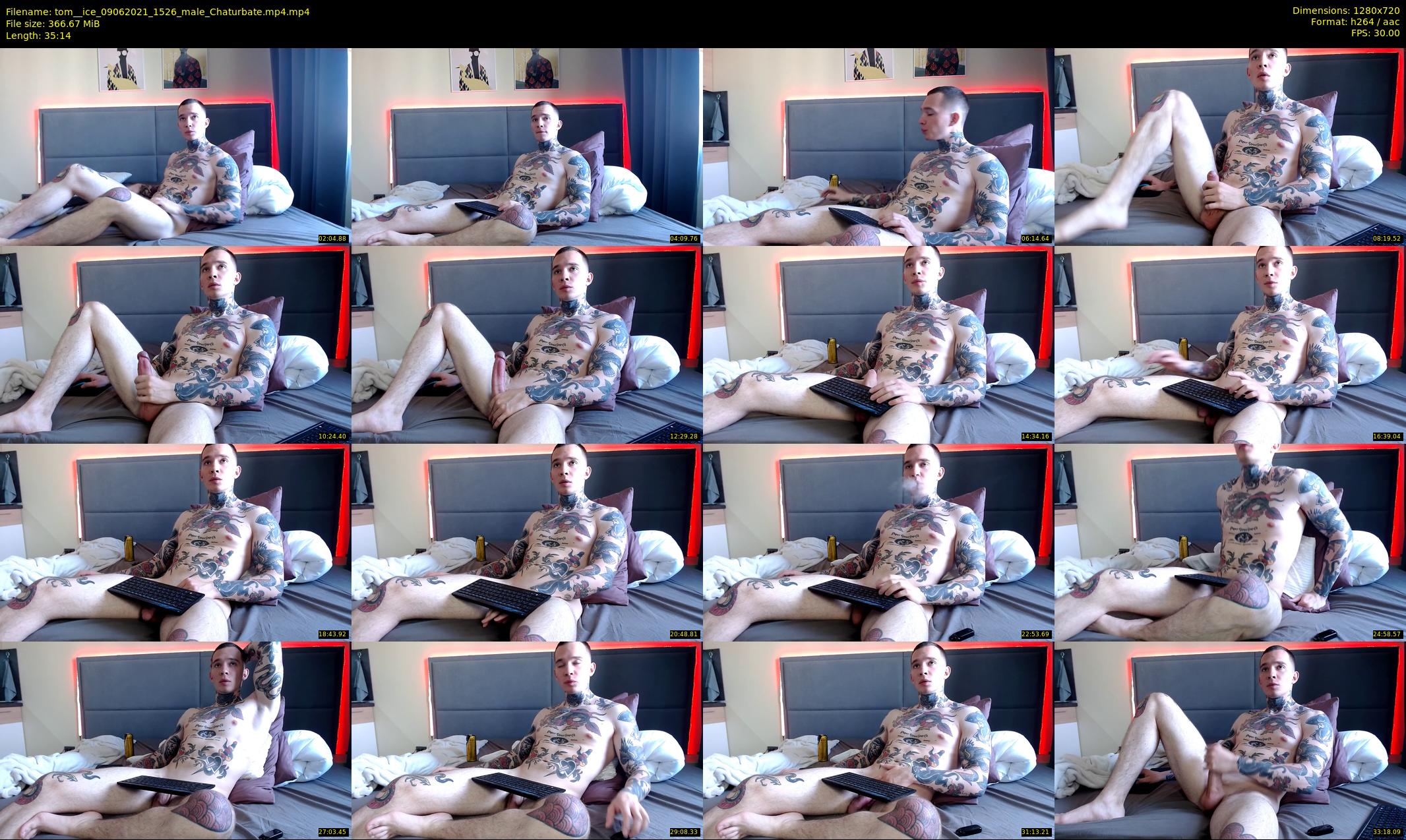 tom__ice — 36 minute Chaturbate male cam show recording, 720p, Jun 9, 2021