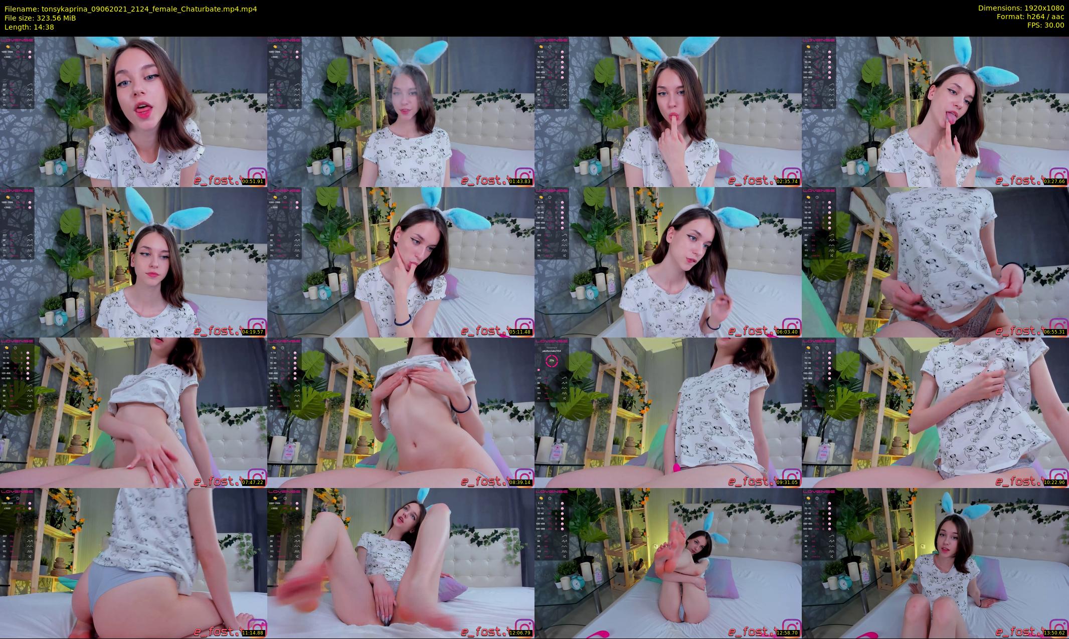 tonsykaprina — 15 minute Chaturbate couple cam show recording, 1080p, Jun 9, 2021