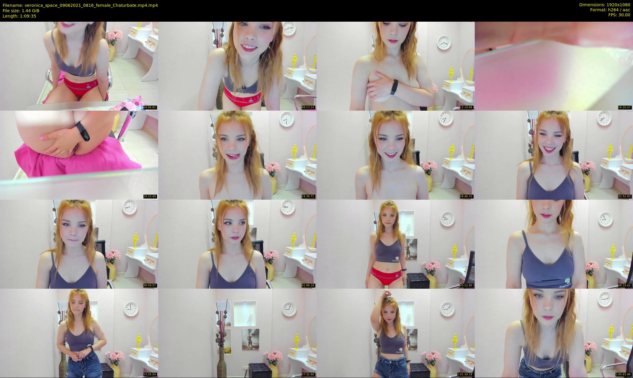 veronica_space — 70 minute Chaturbate female cam show recording, 1080p, Jun 9, 2021