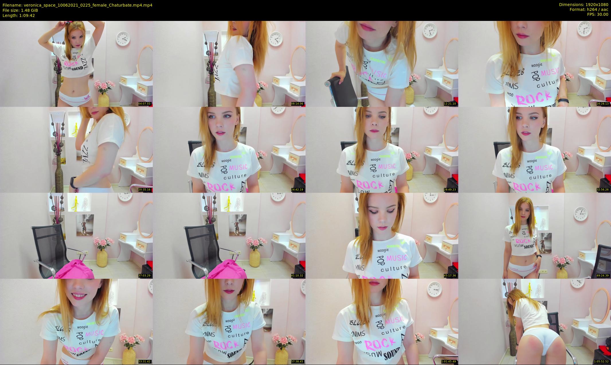 veronica_space — 70 minute Chaturbate female cam show recording, 1080p, Jun 10, 2021
